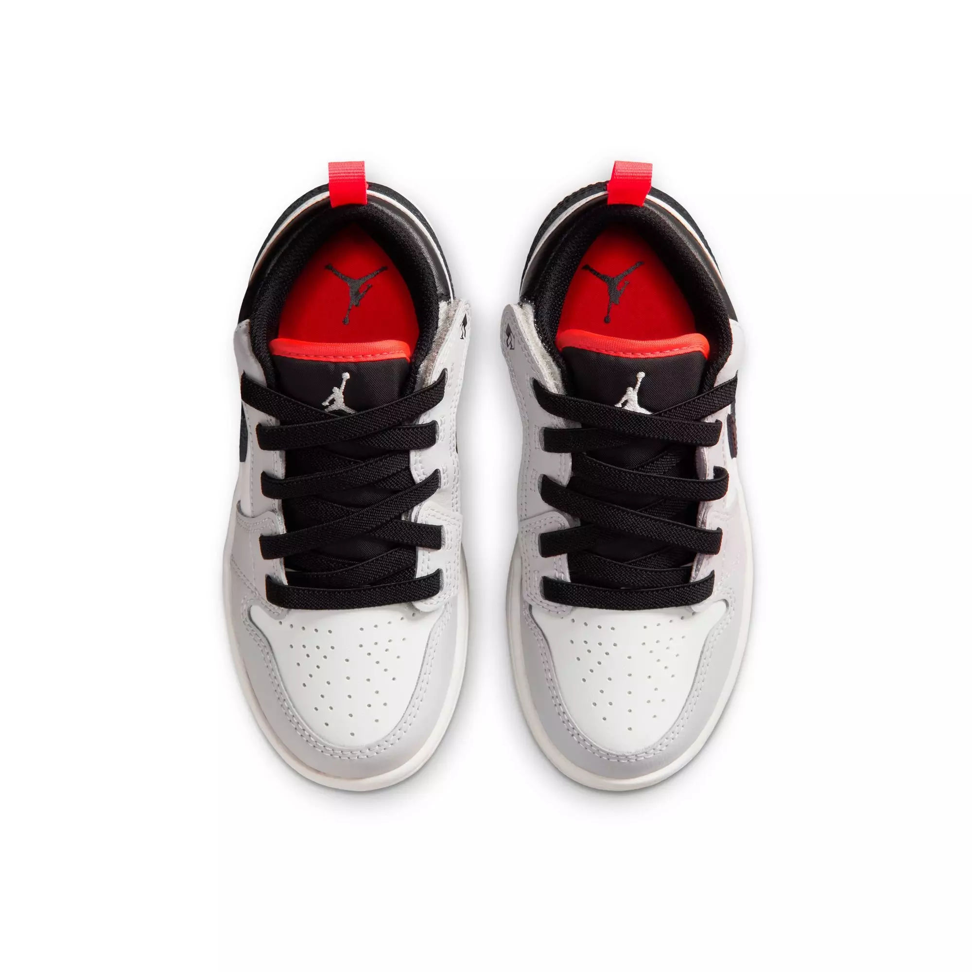 Jordan 1 Low Alt "Black/Summit White/Infrared 23" Preschool Boys' Shoe - WHITE/BLACK/RED