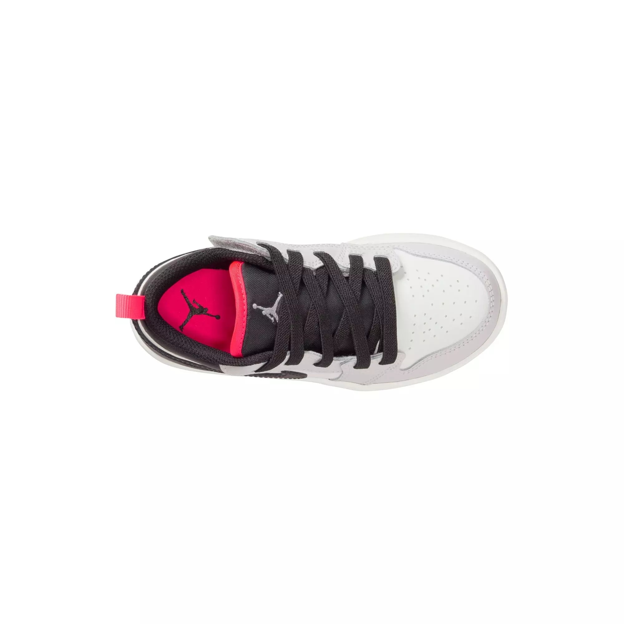 Jordan 1 Low Alt "Black/Summit White/Infrared 23" Preschool Boys' Shoe - WHITE/BLACK/RED
