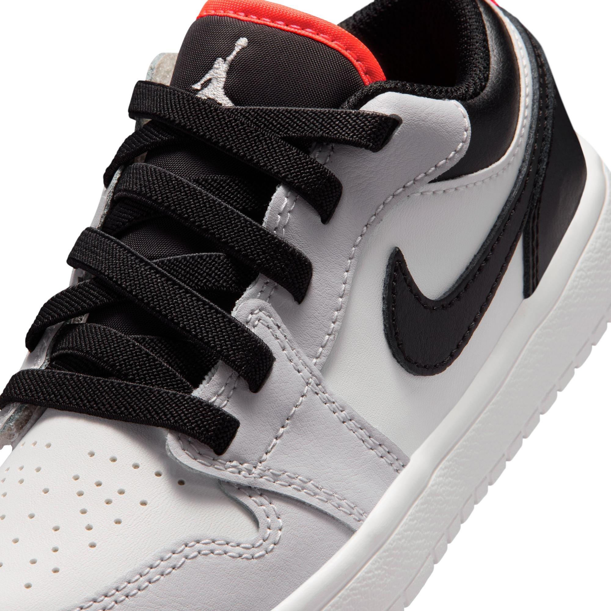 Jordan 1 Low Alt "Black/Summit White/Infrared 23" Preschool Boys' Shoe - WHITE/BLACK/RED Thumbnail View 10