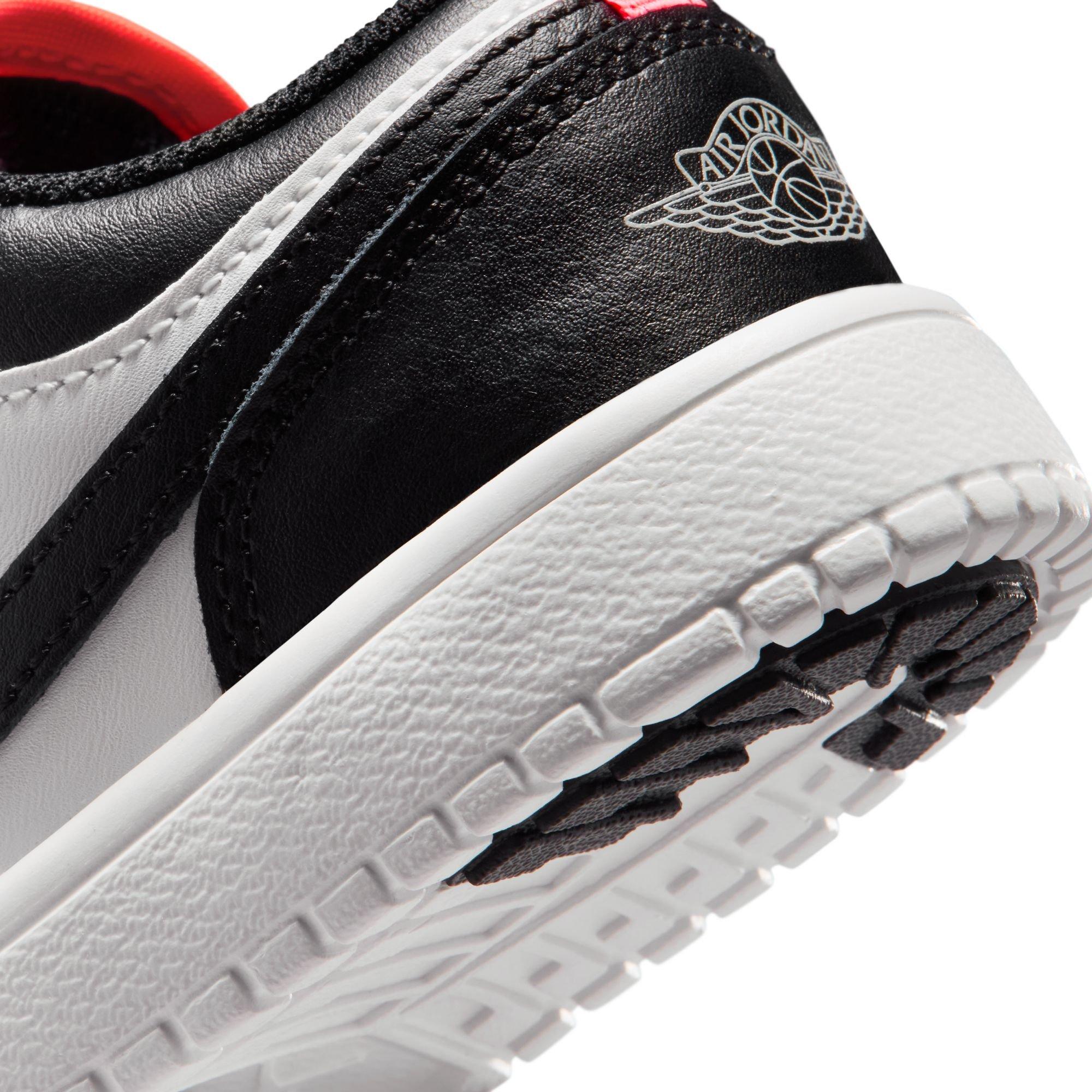 Jordan 1 Low Alt "Black/Summit White/Infrared 23" Preschool Boys' Shoe - WHITE/BLACK/RED Thumbnail View 11