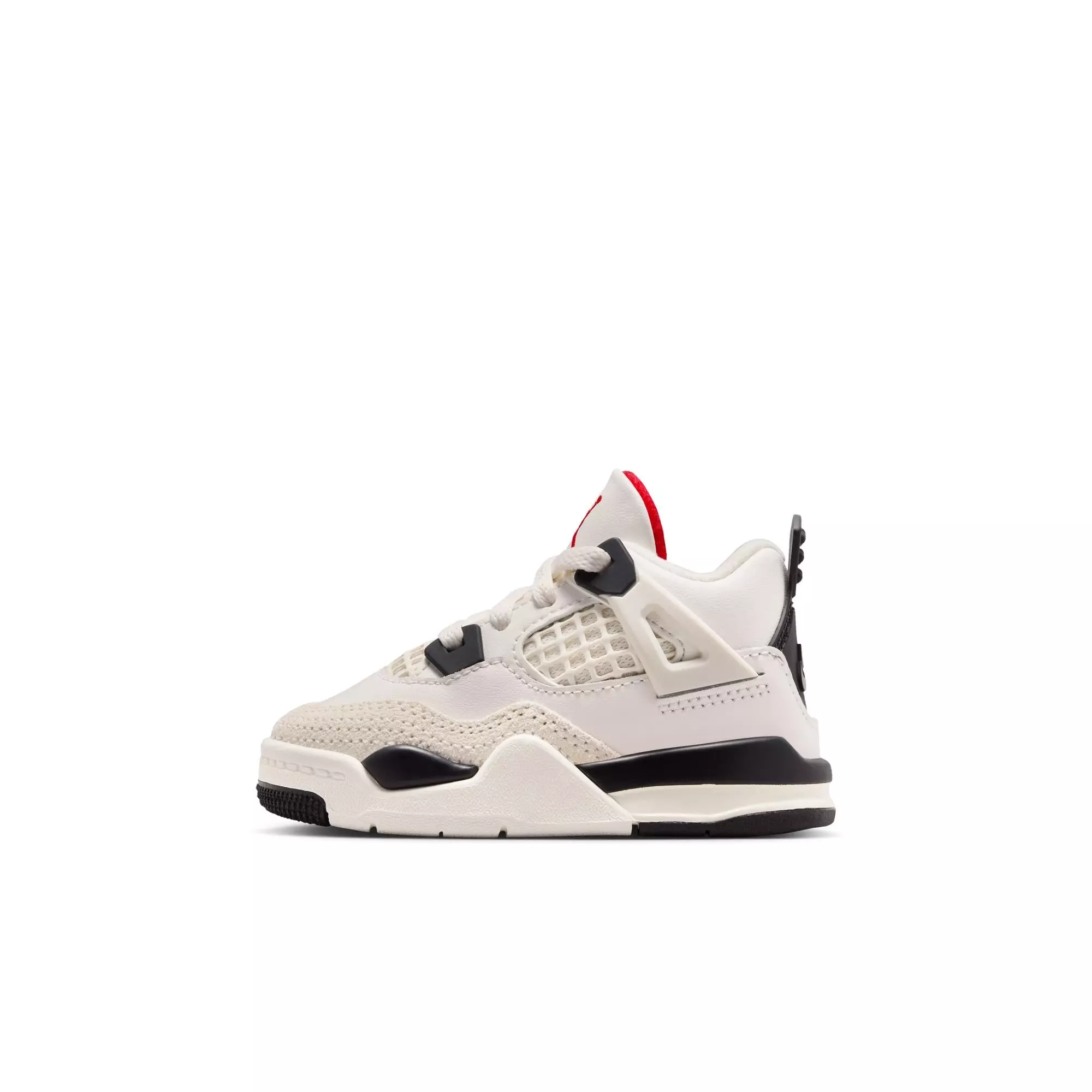Jordan 4 Retro "Flight Club" Toddler Kids' Shoe - SAIL/BLACK/UNIVERSITY RED