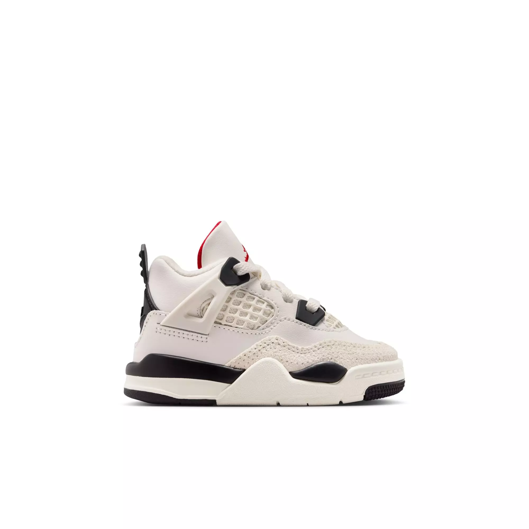Jordan 4 Retro "Flight Club" Toddler Kids' Shoe - SAIL/BLACK/UNIVERSITY RED