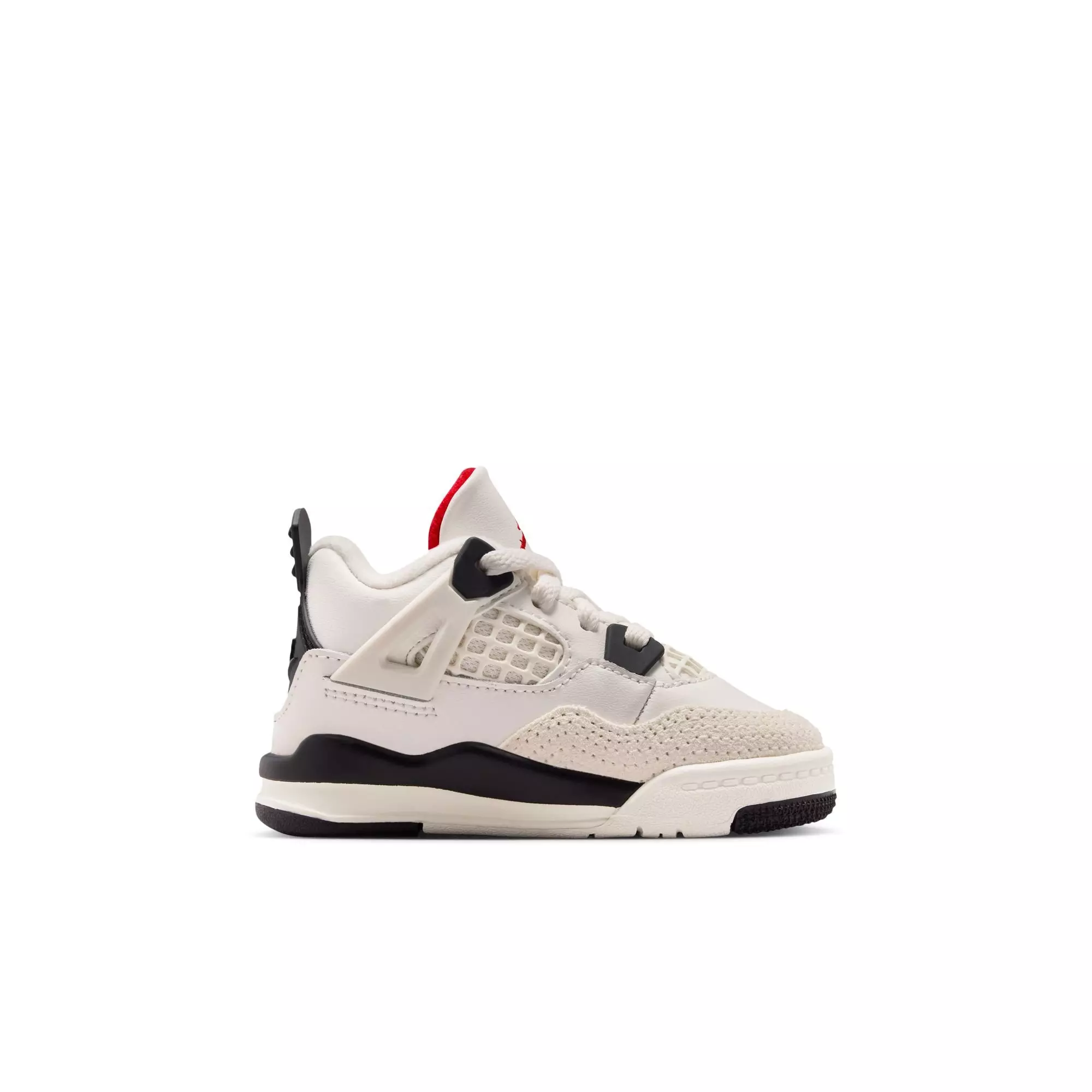 Jordan 4 Retro "Flight Club" Toddler Kids' Shoe - SAIL/BLACK/UNIVERSITY RED