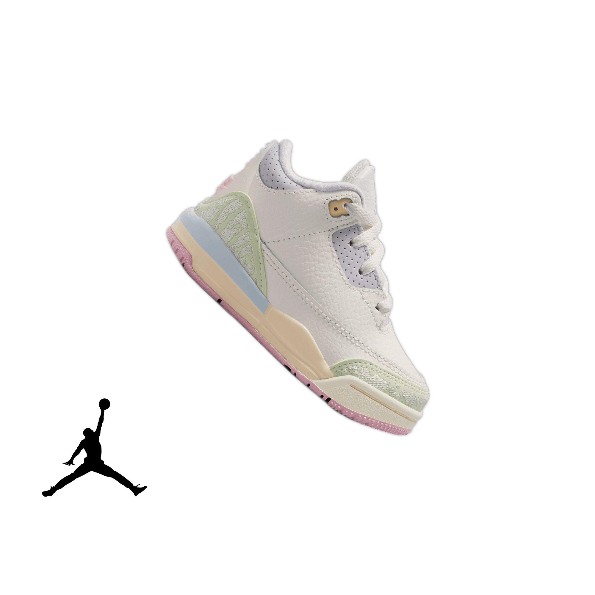 Jordan 3 Retro &ldquo;Spring Is in the Air&rdquo; Toddler Kids' Shoe - SAIL/AURA/JADE AURA/IRIS WHISPER Thumbnail View 1