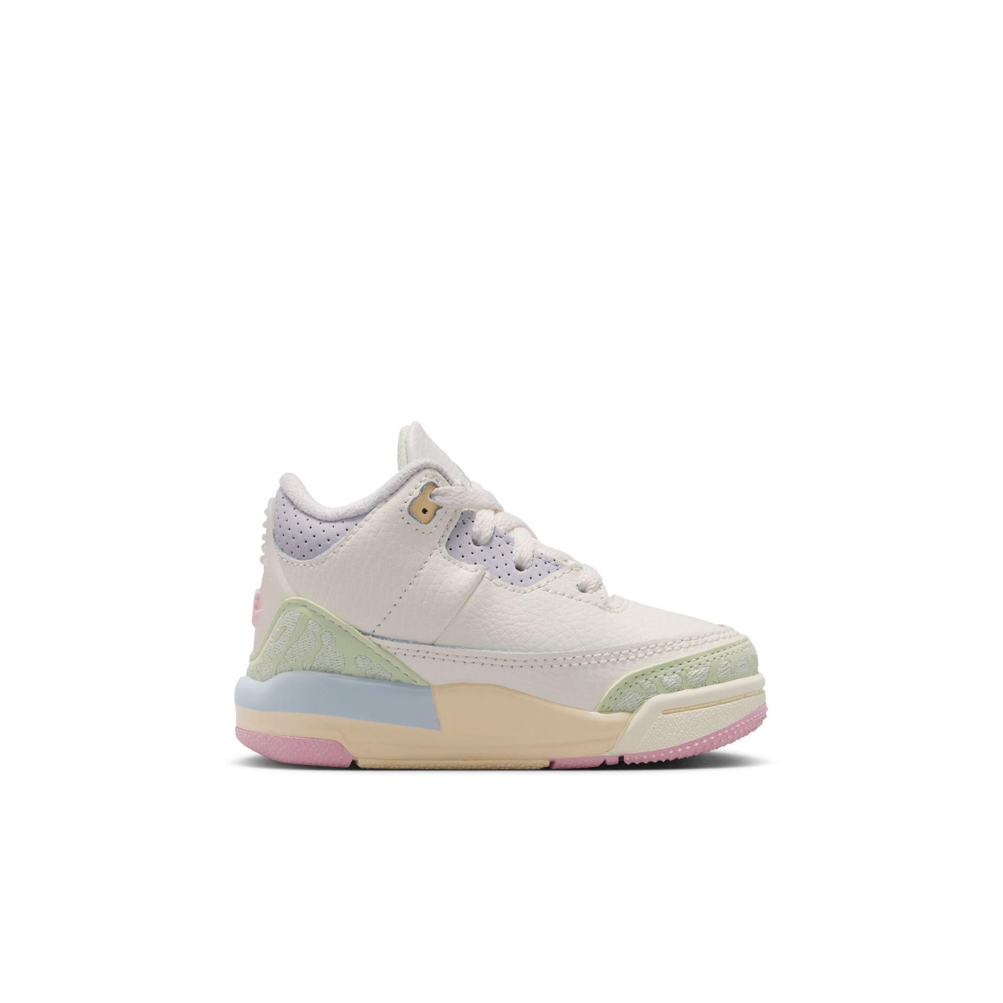 Jordan 3 Retro &ldquo;Spring Is in the Air&rdquo; Toddler Kids' Shoe - SAIL/AURA/JADE AURA/IRIS WHISPER Thumbnail View 3