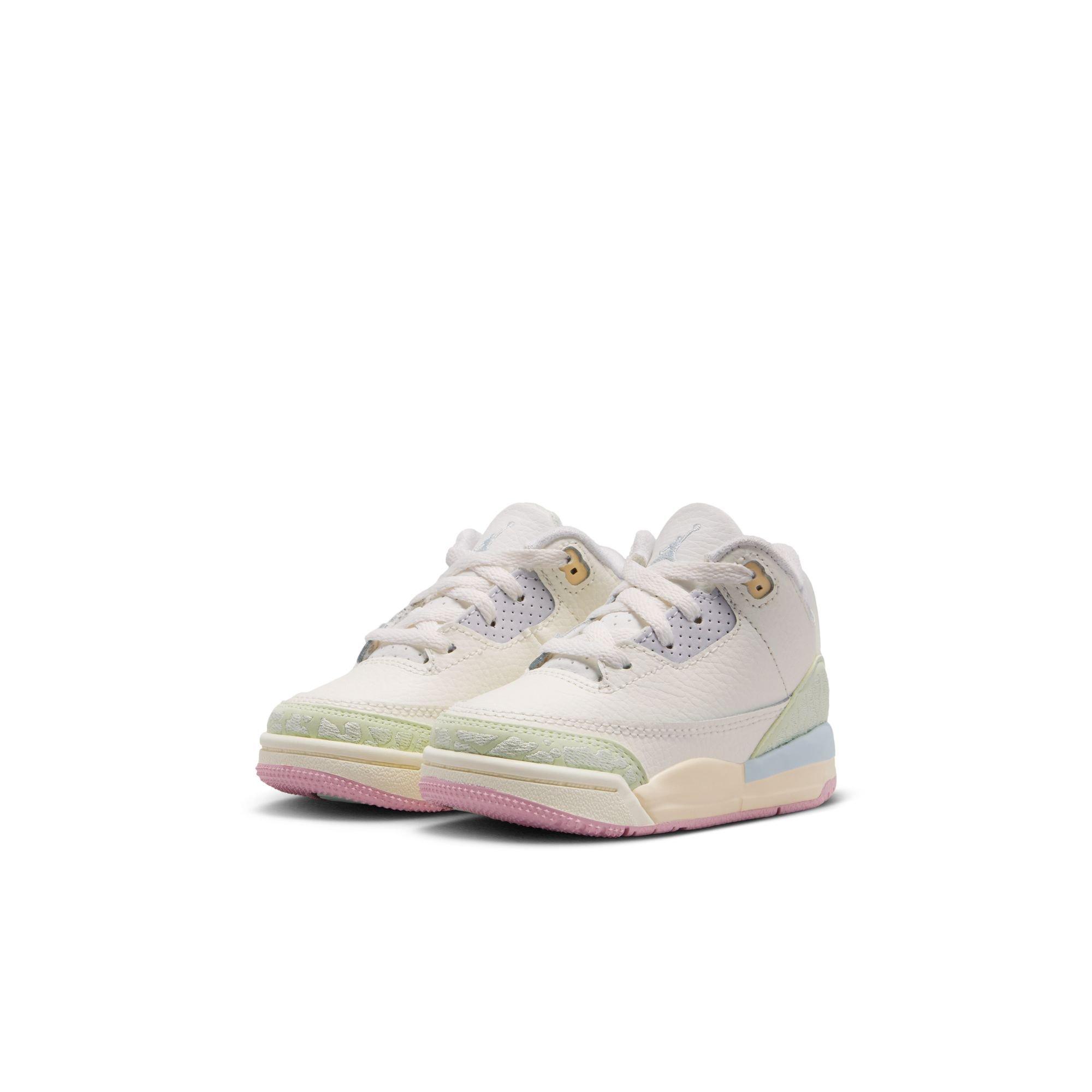 Jordan 3 Retro &ldquo;Spring Is in the Air&rdquo; Toddler Kids' Shoe - SAIL/AURA/JADE AURA/IRIS WHISPER Thumbnail View 4