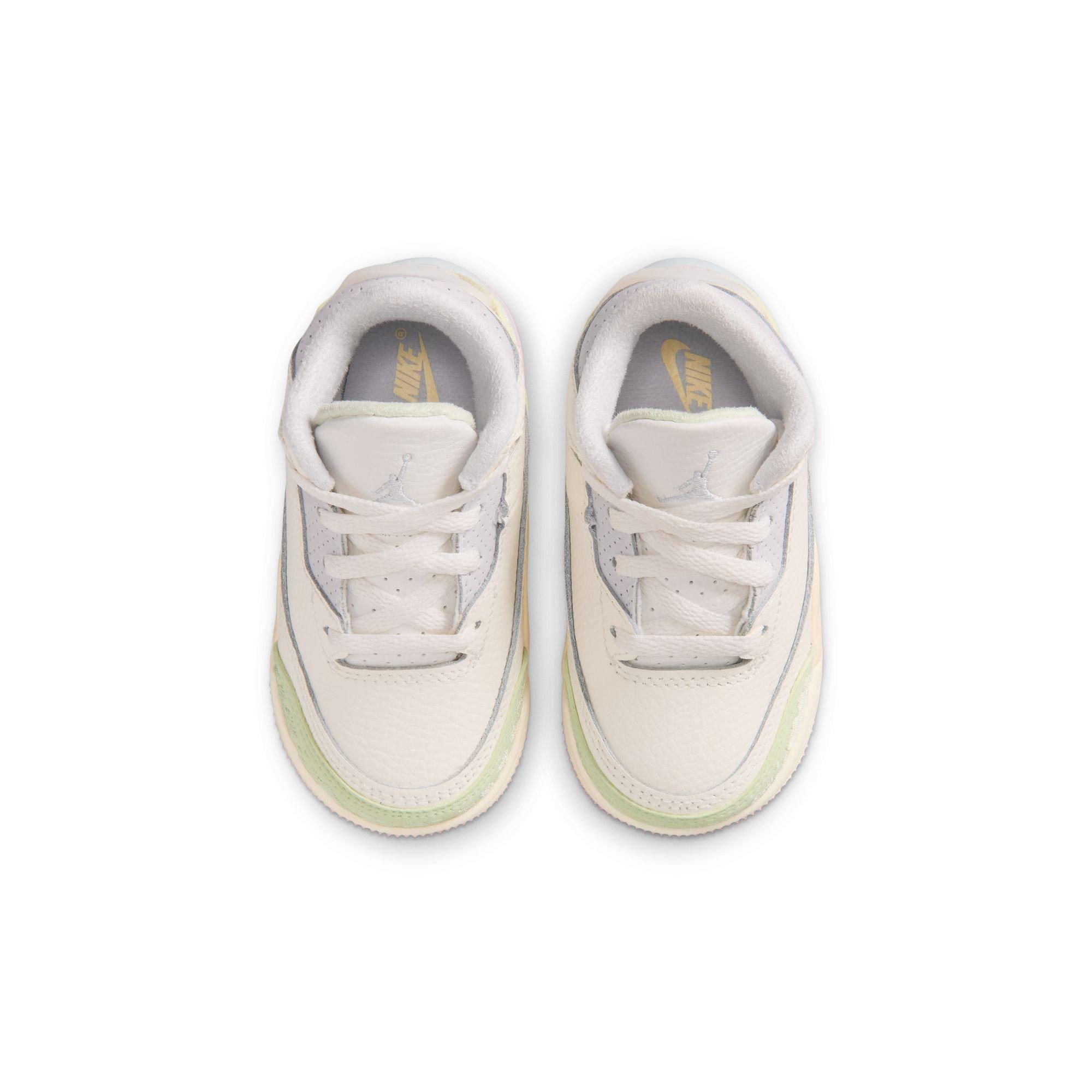 Jordan 3 Retro &ldquo;Spring Is in the Air&rdquo; Toddler Kids' Shoe - SAIL/AURA/JADE AURA/IRIS WHISPER Thumbnail View 9