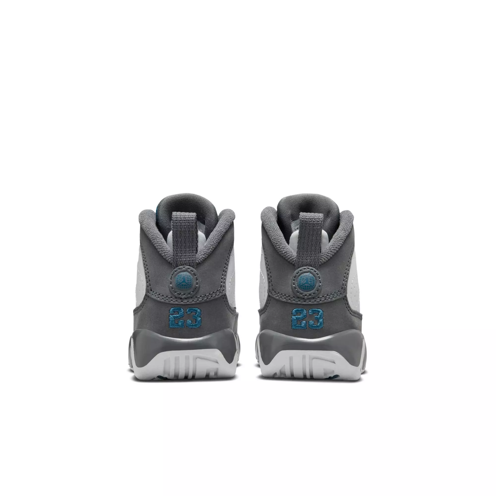 Jordan 9 Retro "Flint Grey" Toddler Kids' Shoe - WHITE/FRENCH BLUE/FLINT GREY