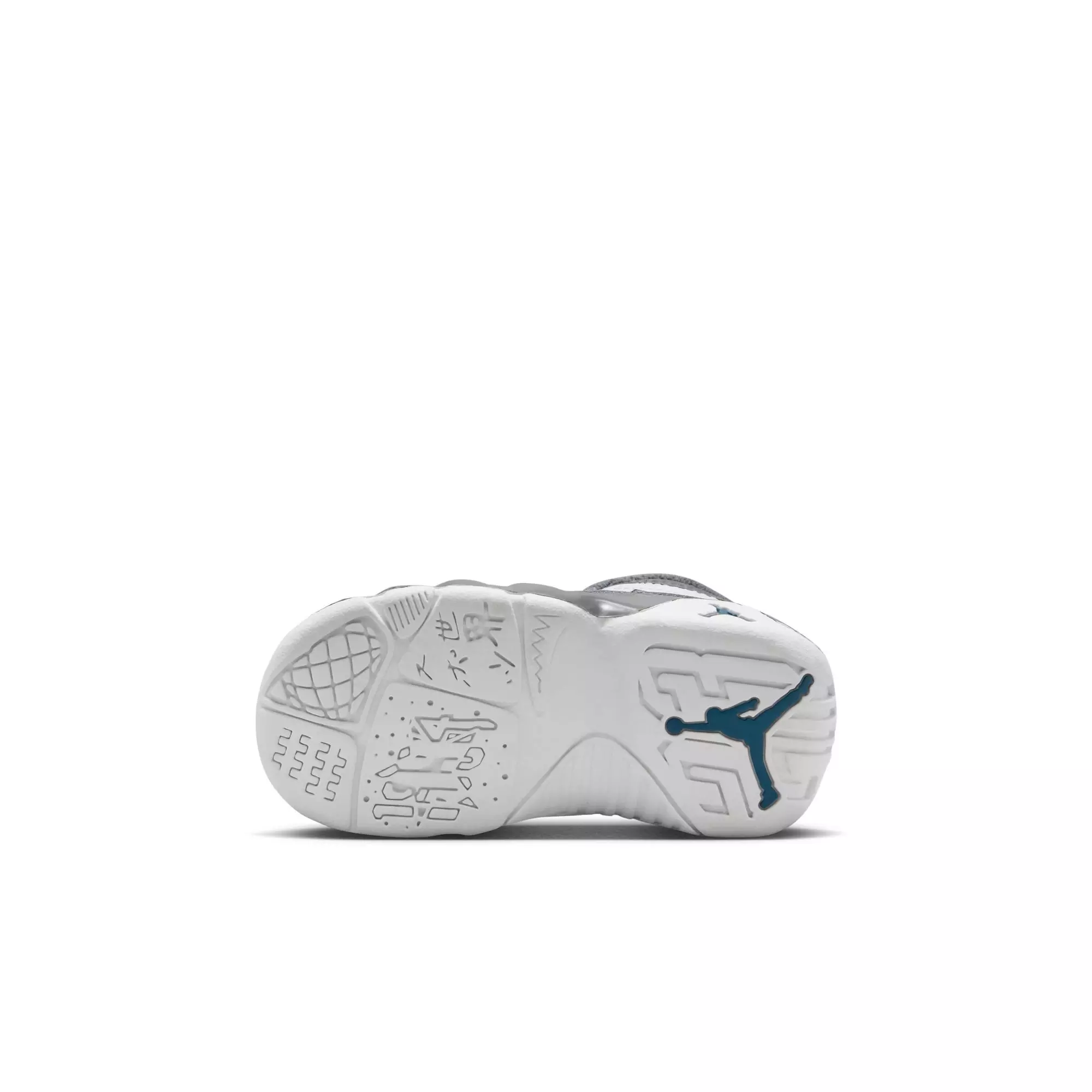 Jordan 9 Retro "Flint Grey" Toddler Kids' Shoe - WHITE/FRENCH BLUE/FLINT GREY