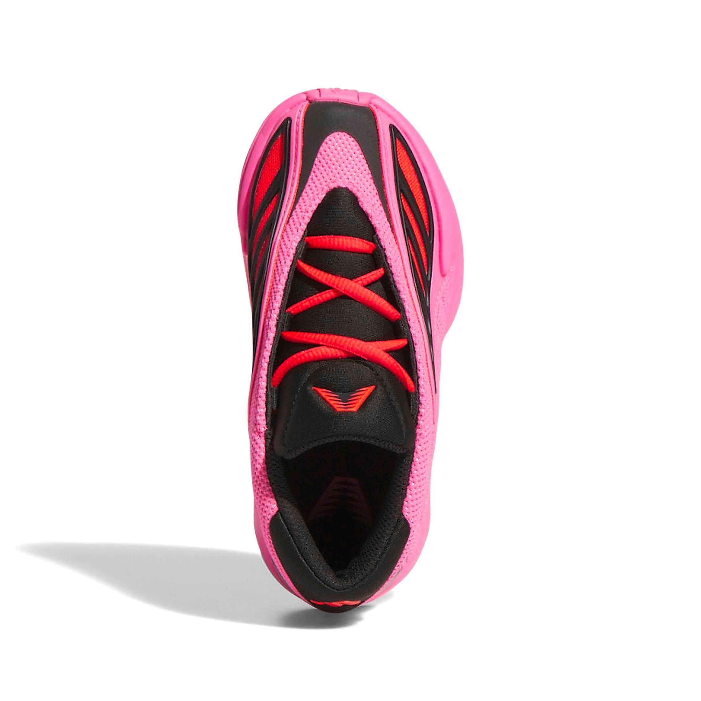 adidas Anthony Edwards 2 "Lucid Pink" Preschool Kids' Basketball Shoe - PINK/BLACK Thumbnail View 8