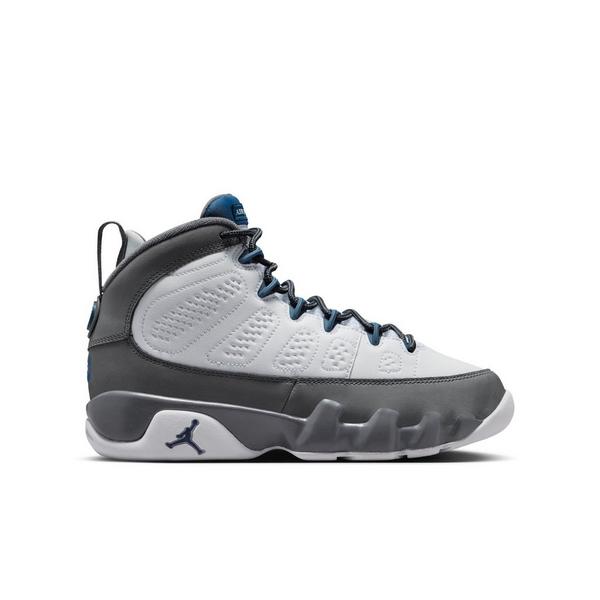 Jordan 9 Retro "Flint Grey" Grade School Kids' Shoe