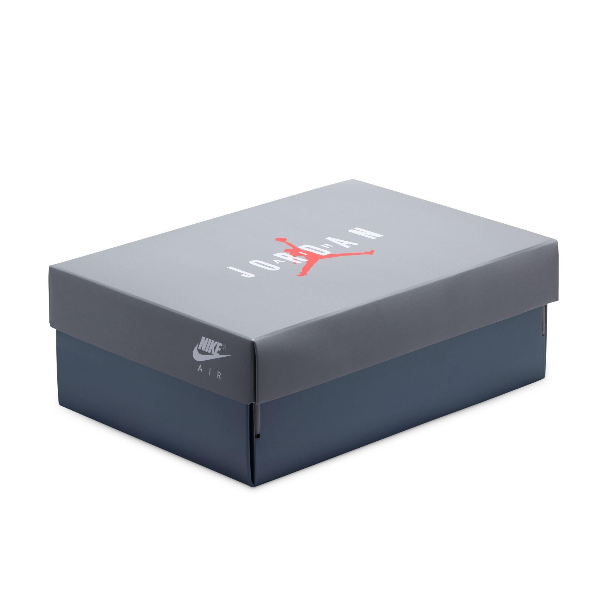 Jordan 9 Retro "Flint Grey" Grade School Kids' Shoe - WHITE/FRENCH BLUE/FLINT GREY Thumbnail View 7