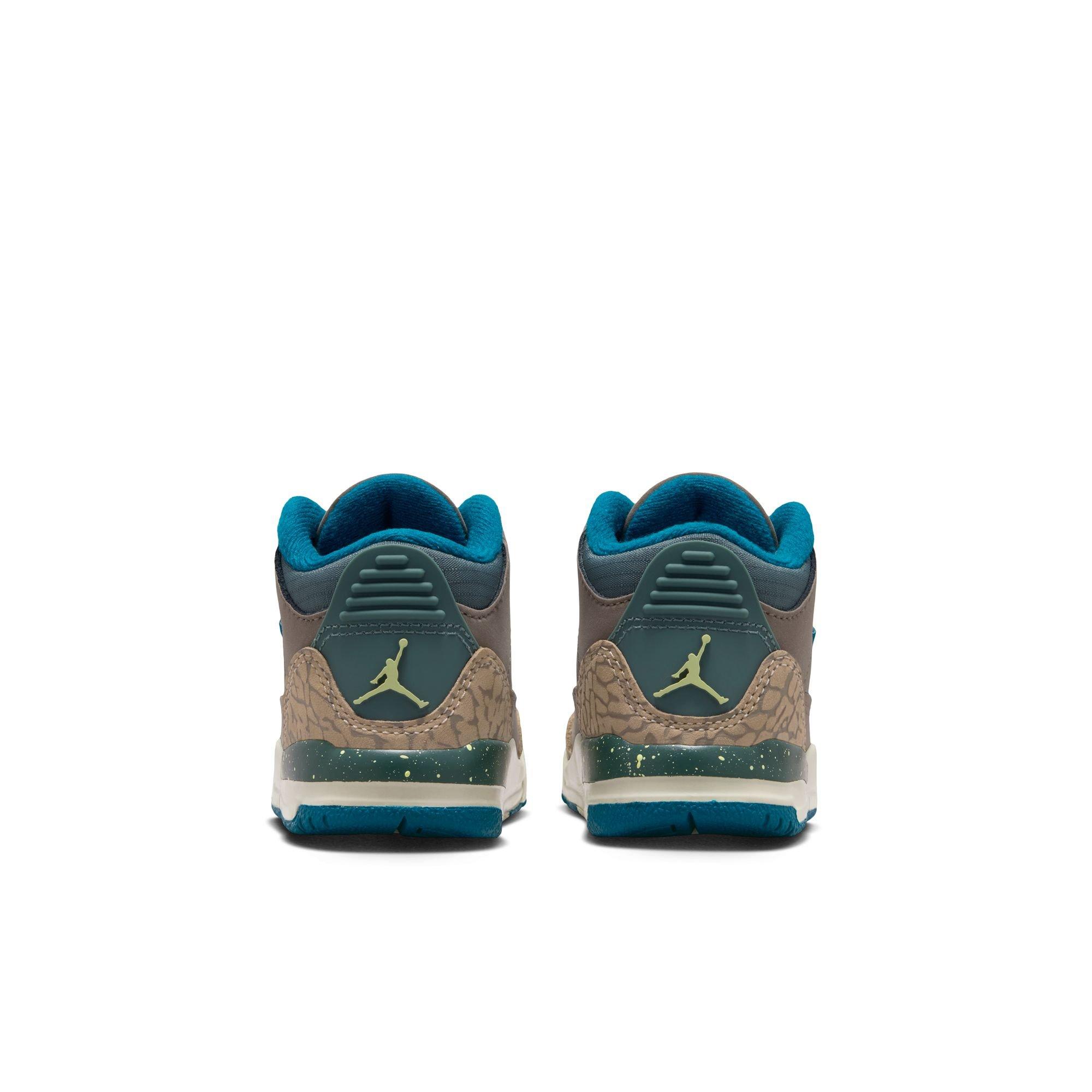 Jordan 3 Retro "Olive Grey" Toddler Kids' Shoe - OLIVE GREY/GREEN ABYSS/KHAKI Thumbnail View 11