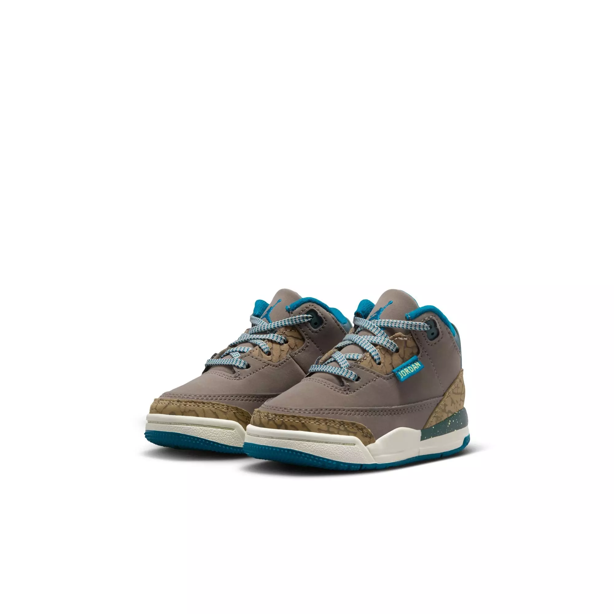 Jordan 3 Retro "Olive Grey" Toddler Kids' Shoe - OLIVE GREY/GREEN ABYSS/KHAKI