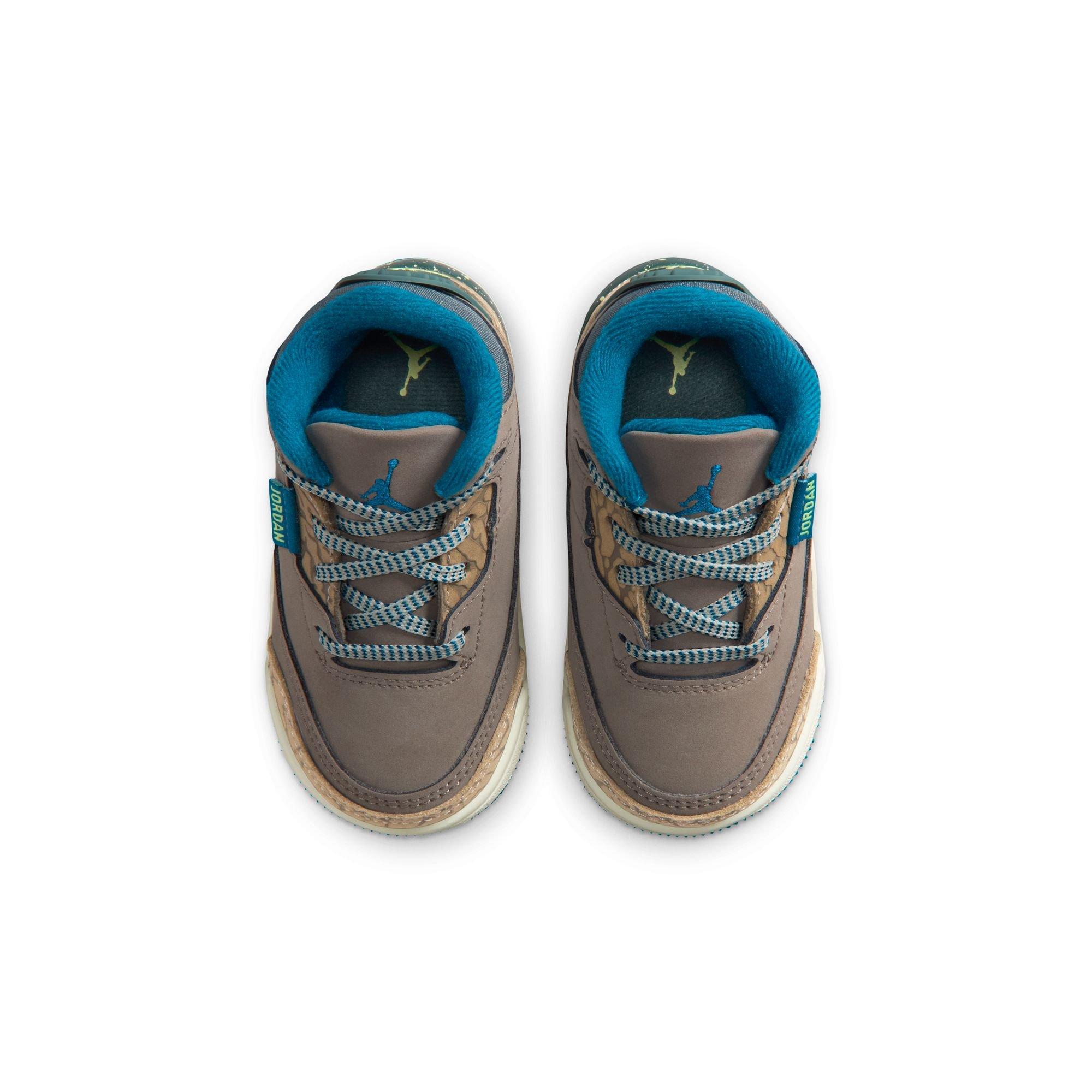 Jordan 3 Retro "Olive Grey" Toddler Kids' Shoe - OLIVE GREY/GREEN ABYSS/KHAKI Thumbnail View 12