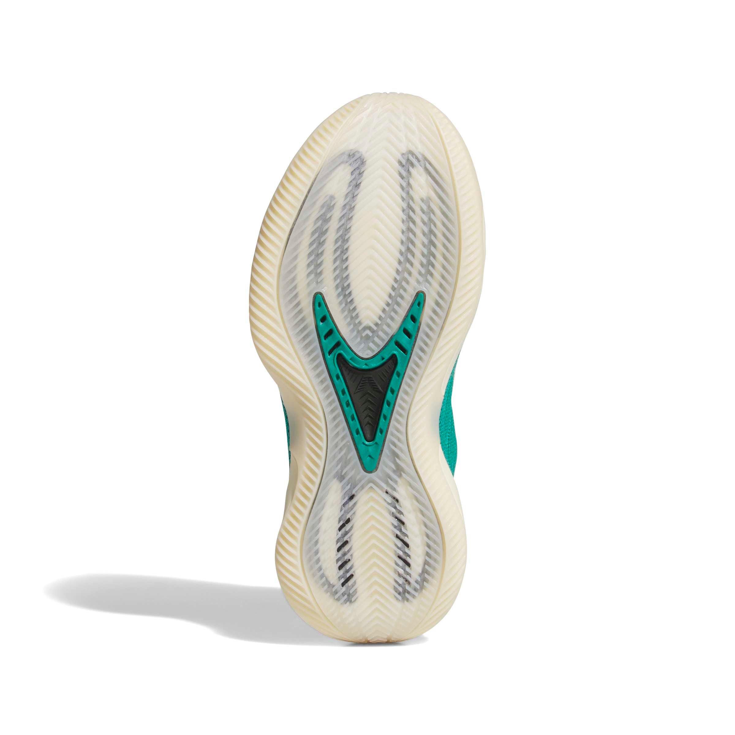 adidas Anthony Edwards 2 "Ant-Lanta" Grade School Kids' Basketball Shoe - GREEN/BLACK Thumbnail View 7