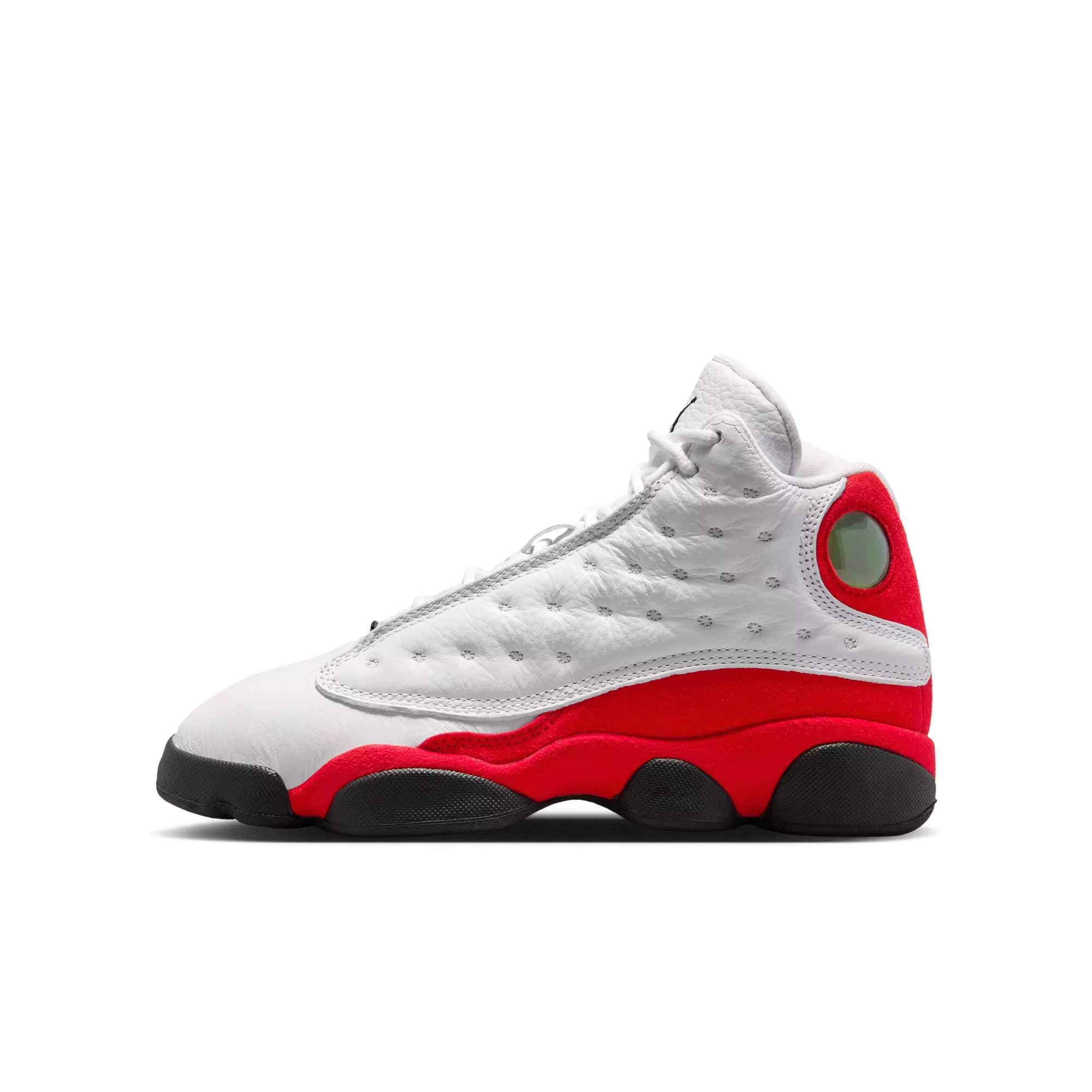 Jordan 13 Retro "True Red" Grade School Kids' Shoe - WHITE/BLACK/TRUE RED