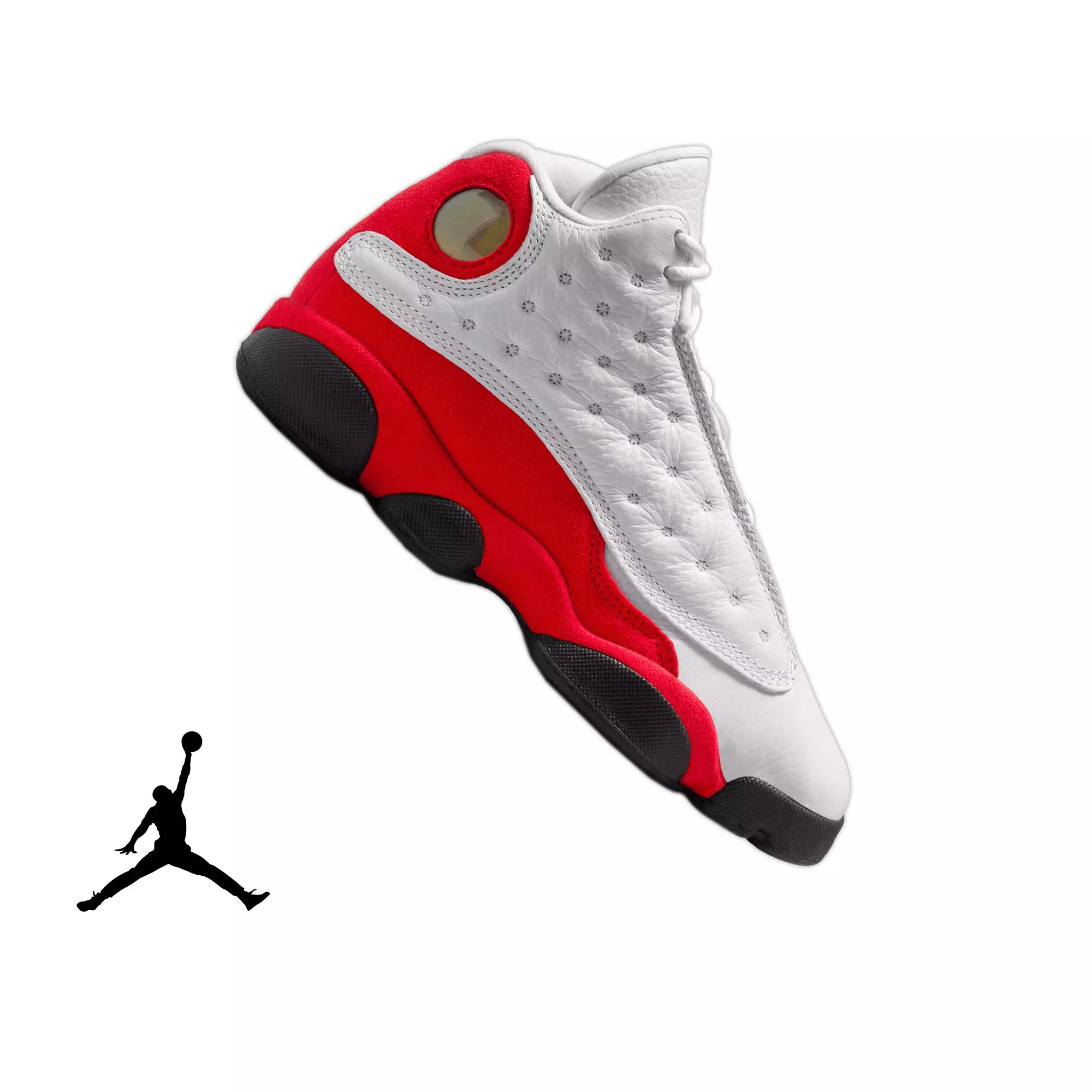 Jordan 13 Retro "True Red" Grade School Kids' Shoe - WHITE/BLACK/TRUE RED
