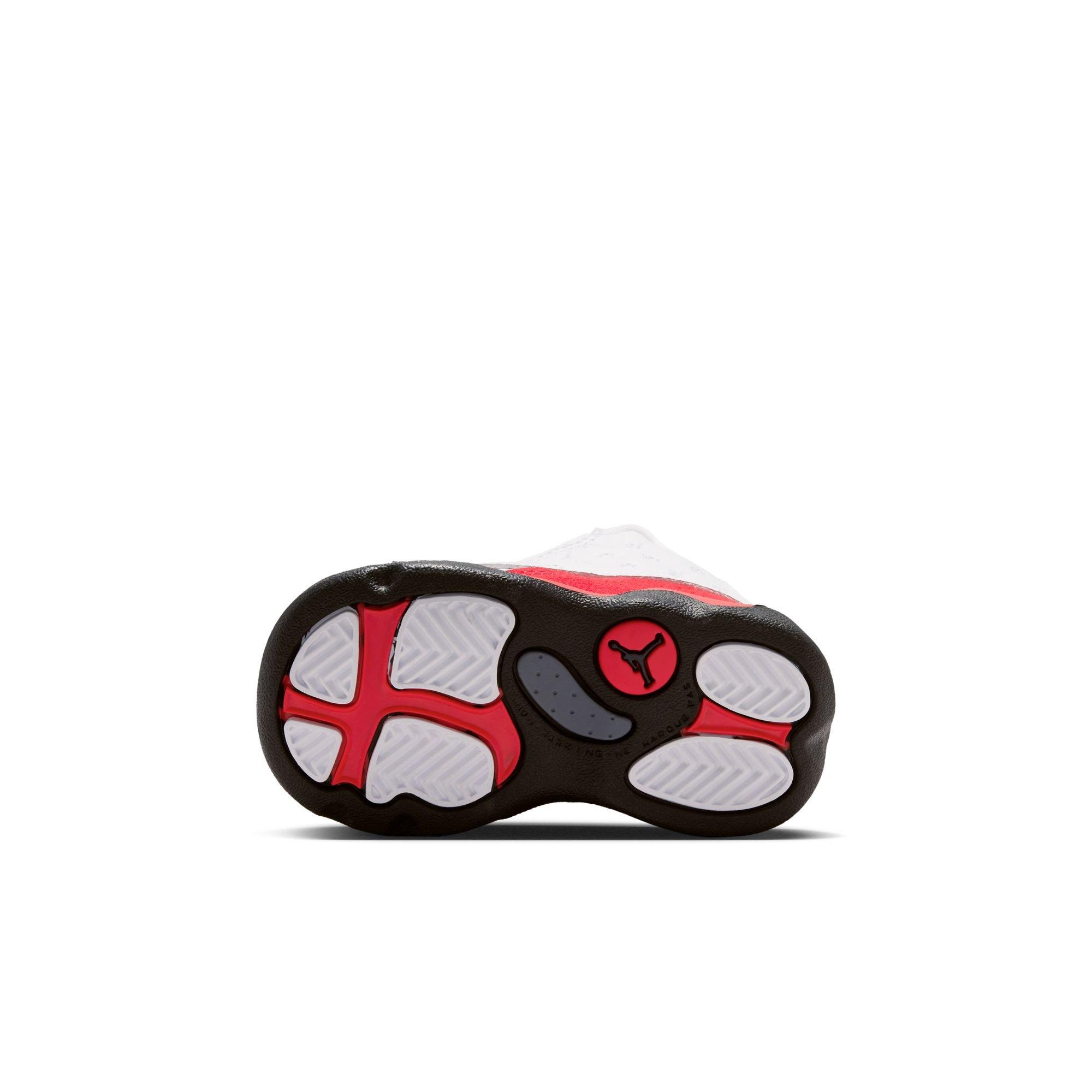 Jordan 13 Retro "True Red" Toddler Kids' Shoe - WHITE/BLACK/TRUE RED Thumbnail View 10