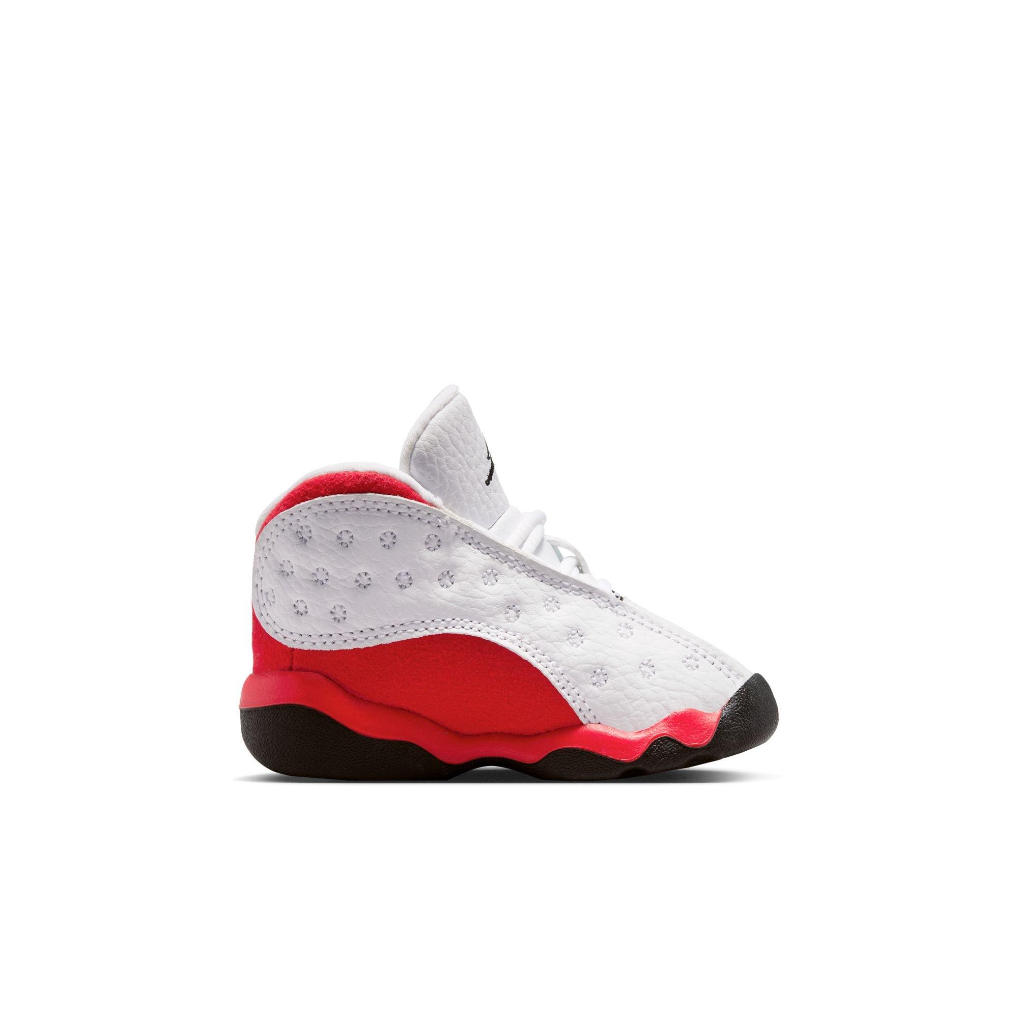 Jordan 13 Retro "True Red" Toddler Kids' Shoe - WHITE/BLACK/TRUE RED Thumbnail View 3