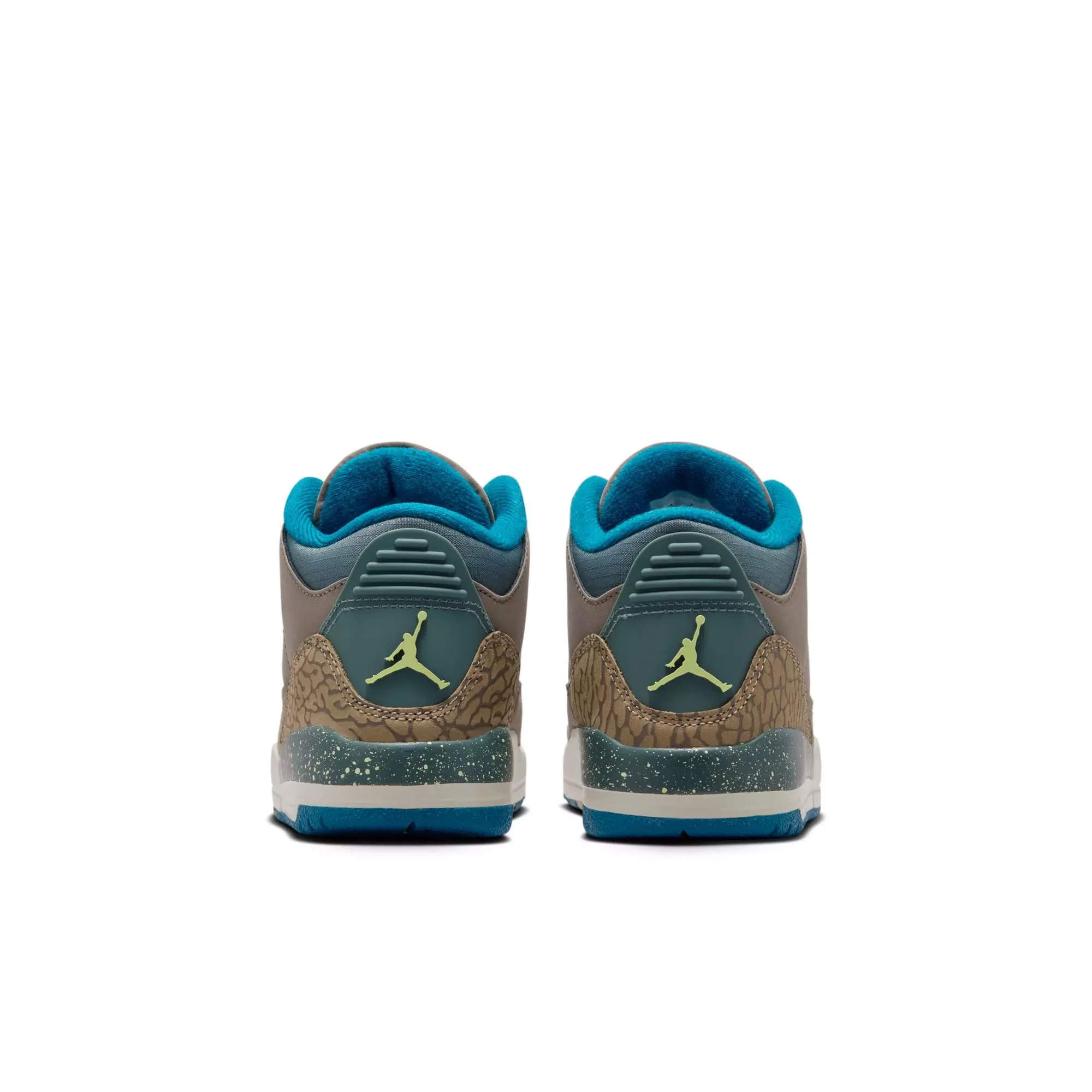 Jordan 3 Retro "Olive Grey" Preschool Kids' Shoe - OLIVE GREY/GREEN ABYSS/KHAKI