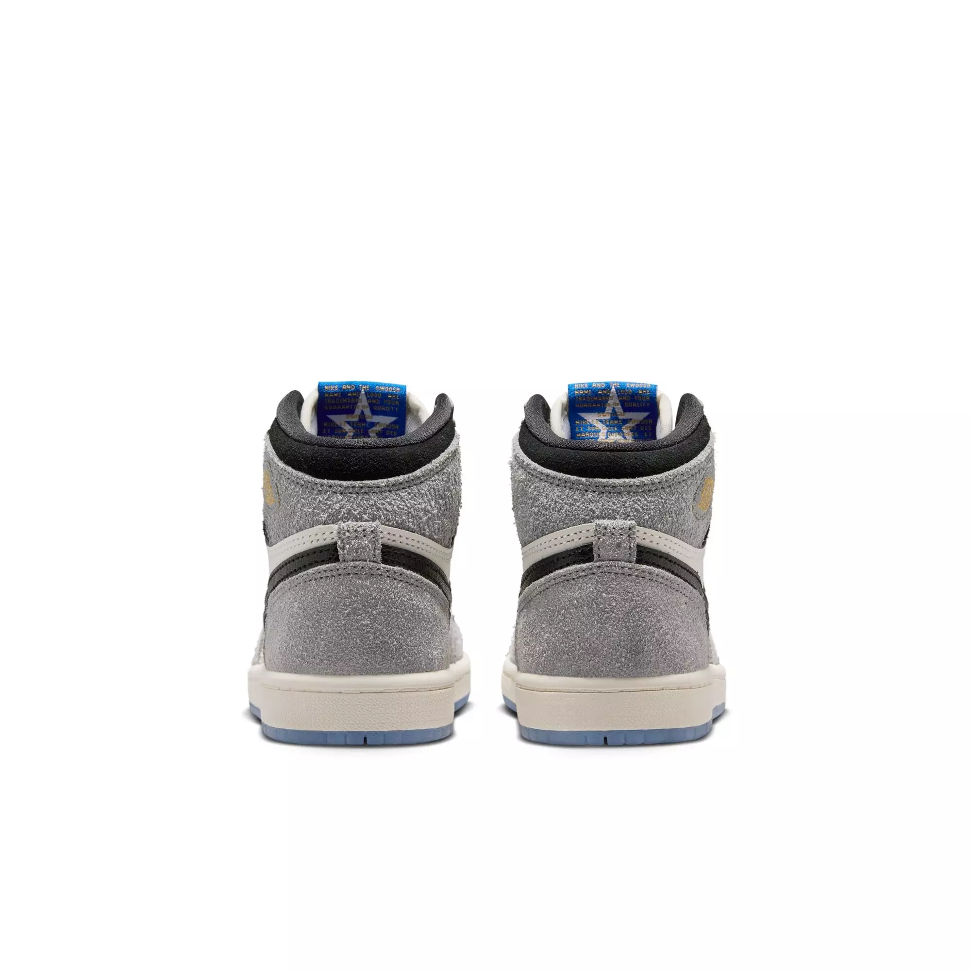 Jordan 1 Retro High OG &ldquo;Cool Grey&rdquo; Preschool Kids' Shoe - GREY/BLUE/BLACK