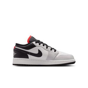 Jordan 1 Low "Black/Summit White/Infrared 23" Grade School Boys' Shoe