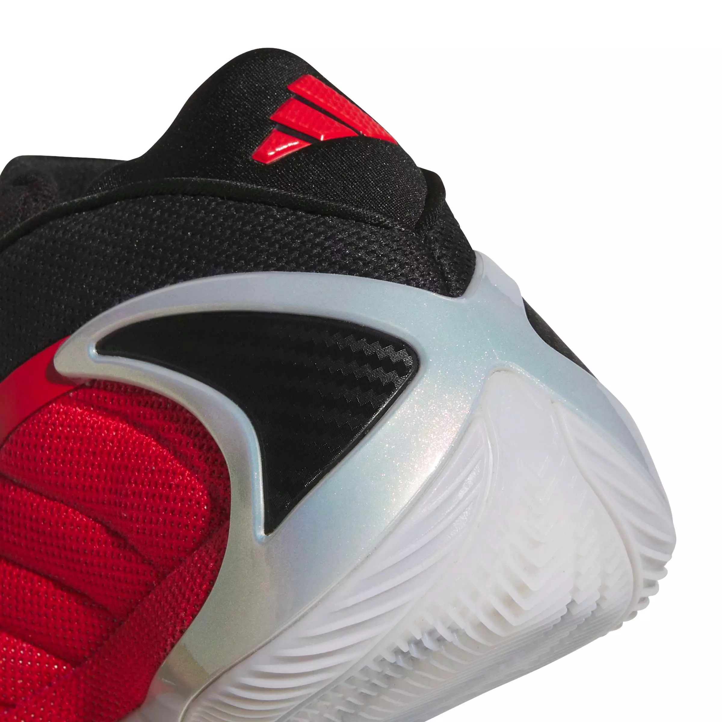 adidas Anthony Edwards 2 "Bulldawgs" Grade School Kids' Basketball Shoe - BLACK/RED/WHITE