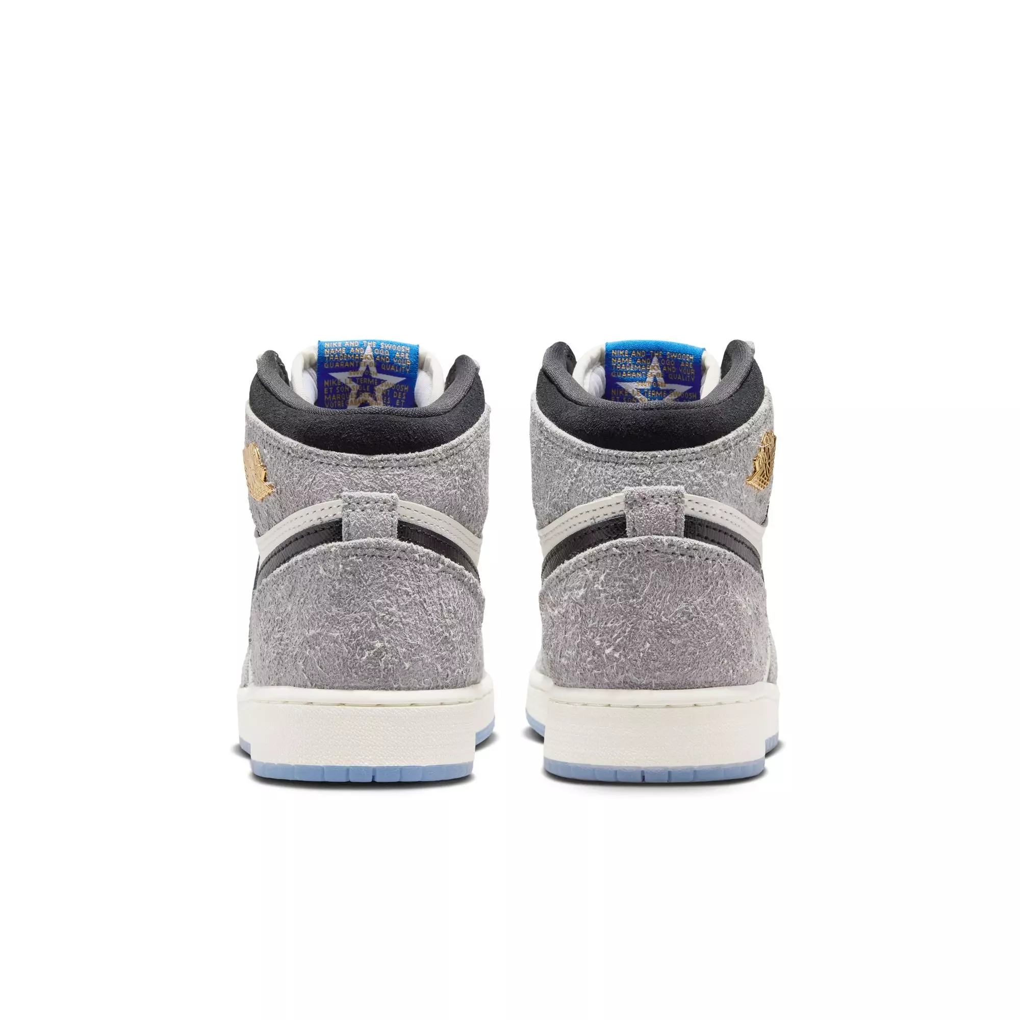 Jordan 1 Retro High OG &ldquo;Cool Grey&rdquo; Grade School Kids' Shoe - COOL GREY/BLACK/SAIL