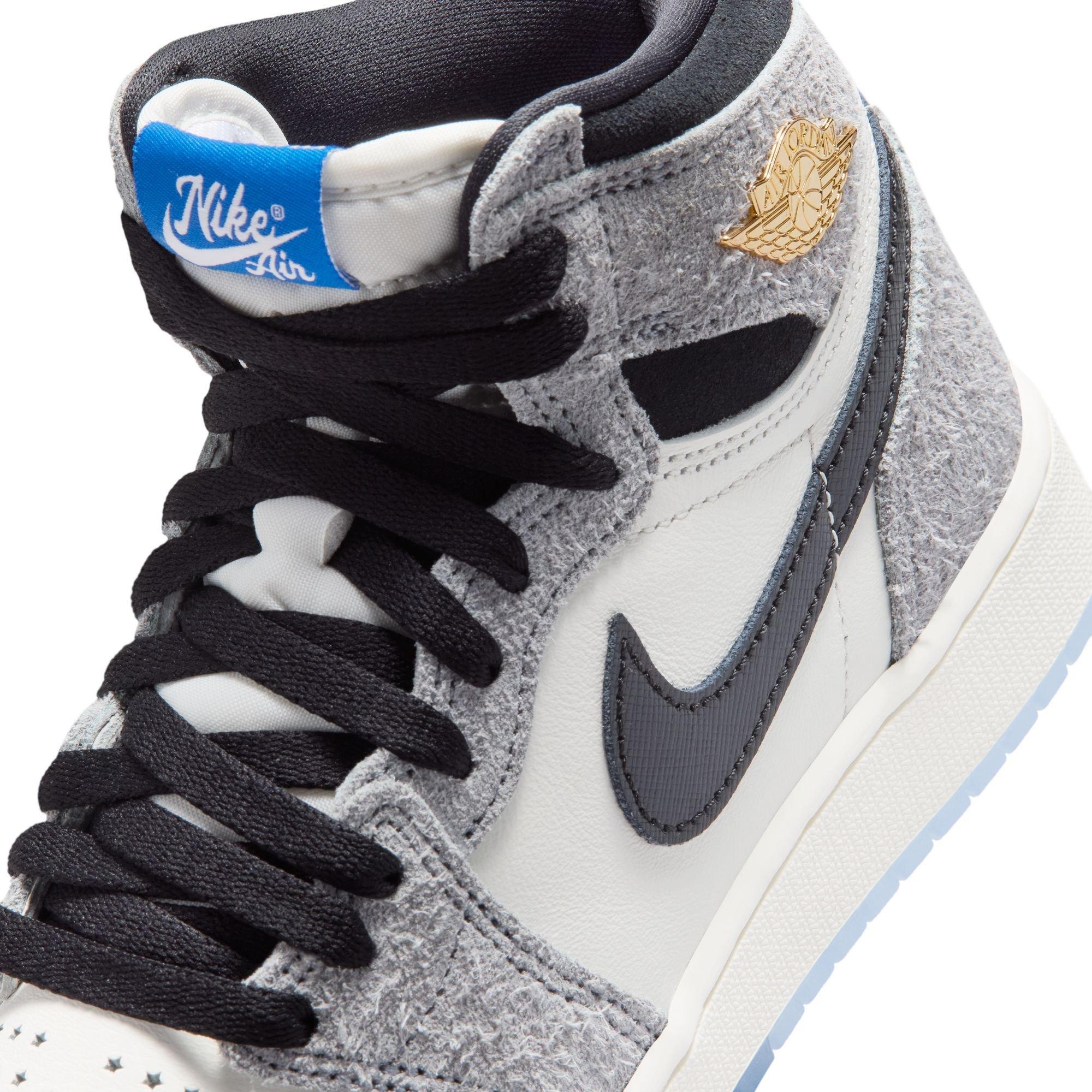 Jordan 1 Retro High OG &ldquo;Cool Grey&rdquo; Grade School Kids' Shoe - COOL GREY/BLACK/SAIL Thumbnail View 5