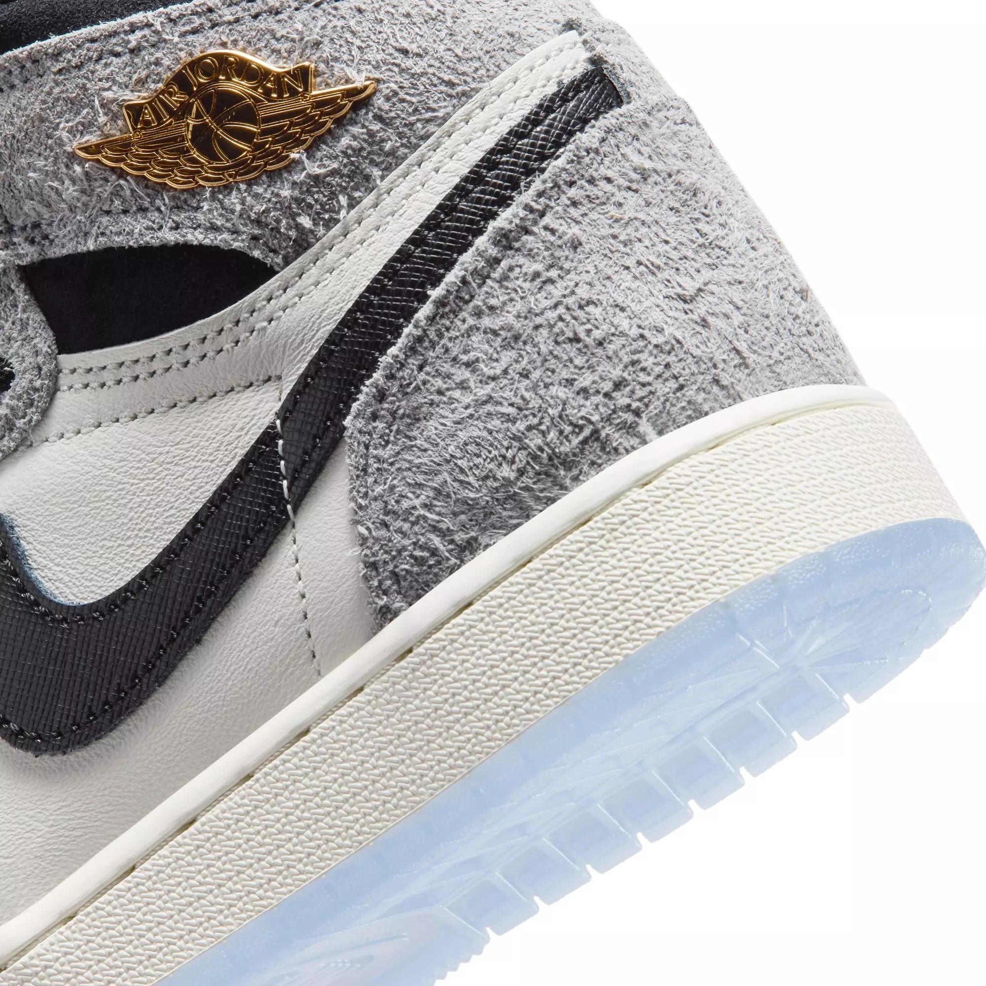 Jordan 1 Retro High OG &ldquo;Cool Grey&rdquo; Grade School Kids' Shoe - COOL GREY/BLACK/SAIL