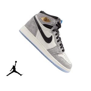 Jordan 1 Retro High OG &ldquo;Cool Grey&rdquo; Grade School Kids' Shoe