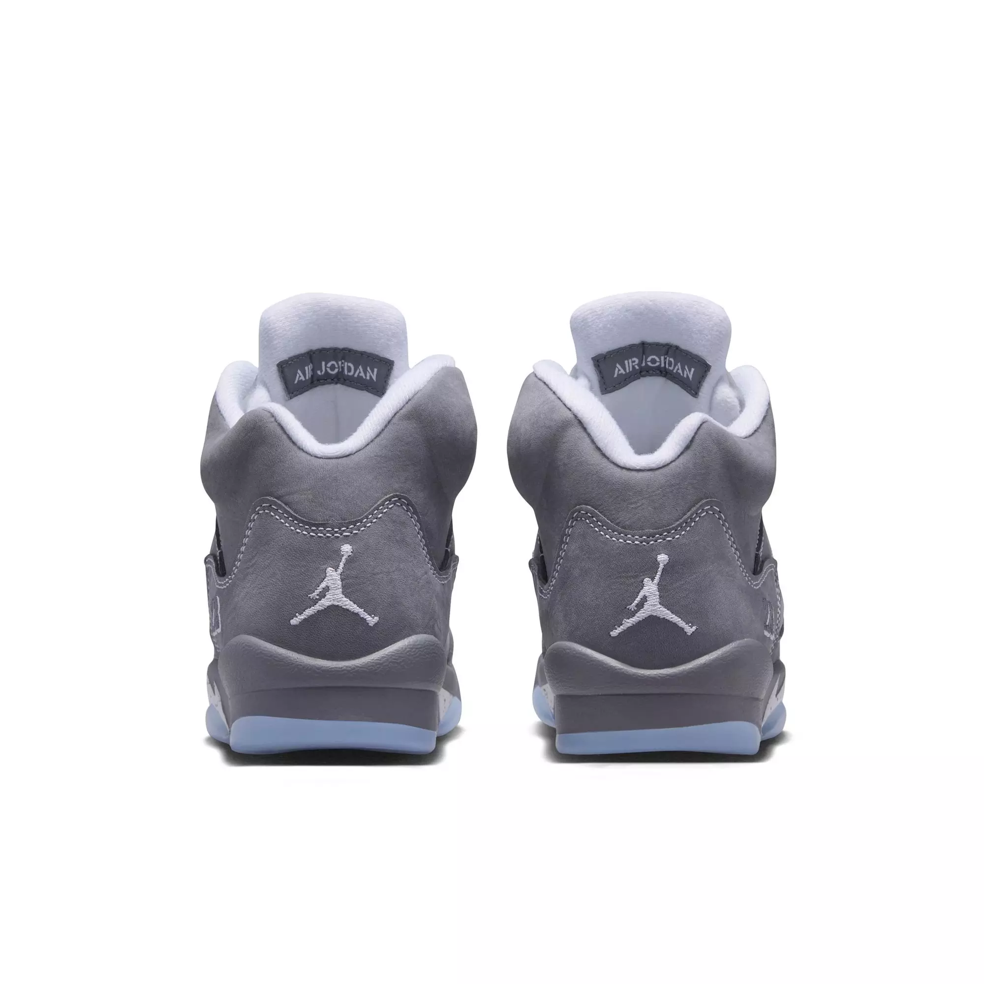 Jordan 5 Retro "Wolf Grey" Grade School Kids' Shoe - GRAPHITE/WHITE/WOLF GREY