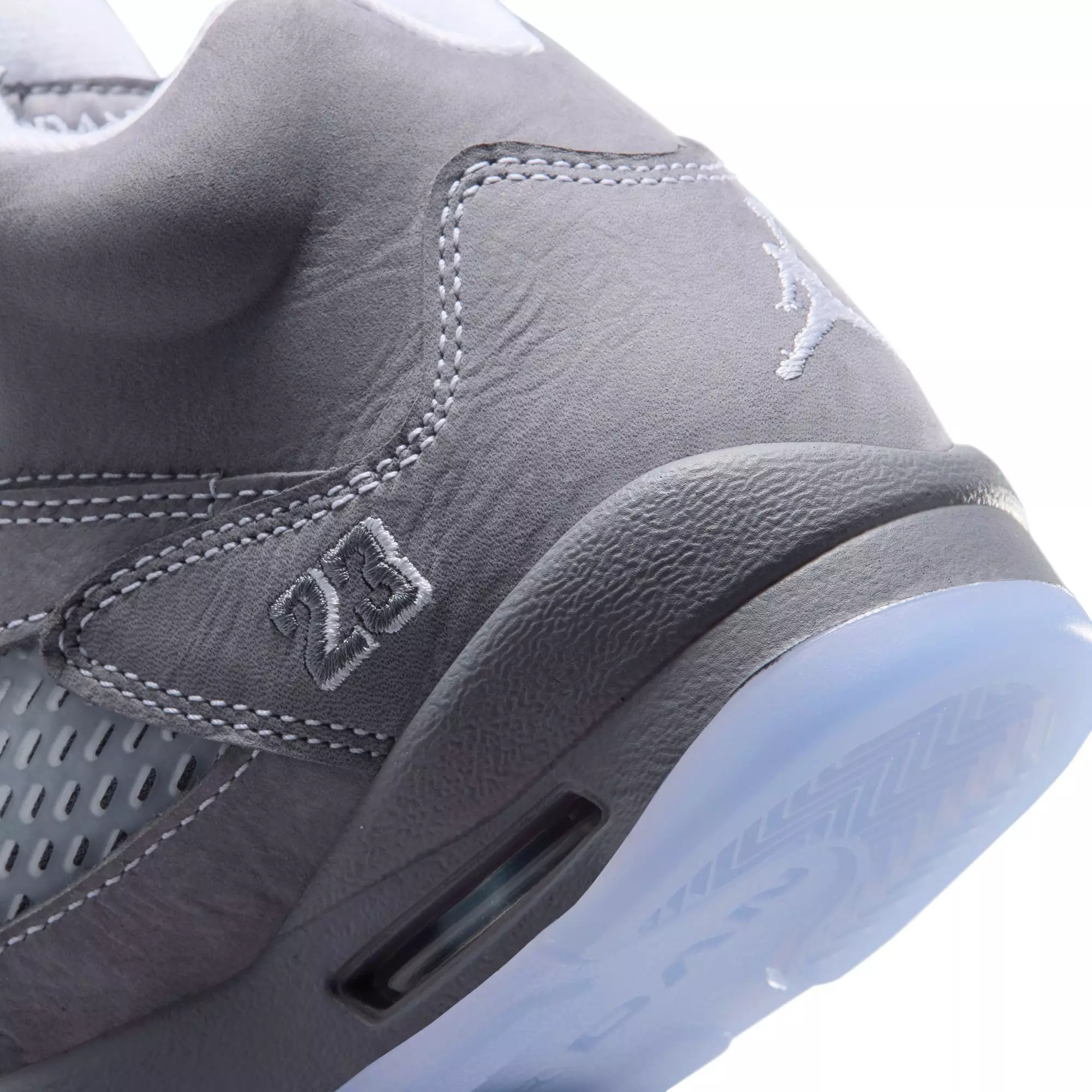 Jordan 5 Retro "Wolf Grey" Grade School Kids' Shoe - GRAPHITE/WHITE/WOLF GREY
