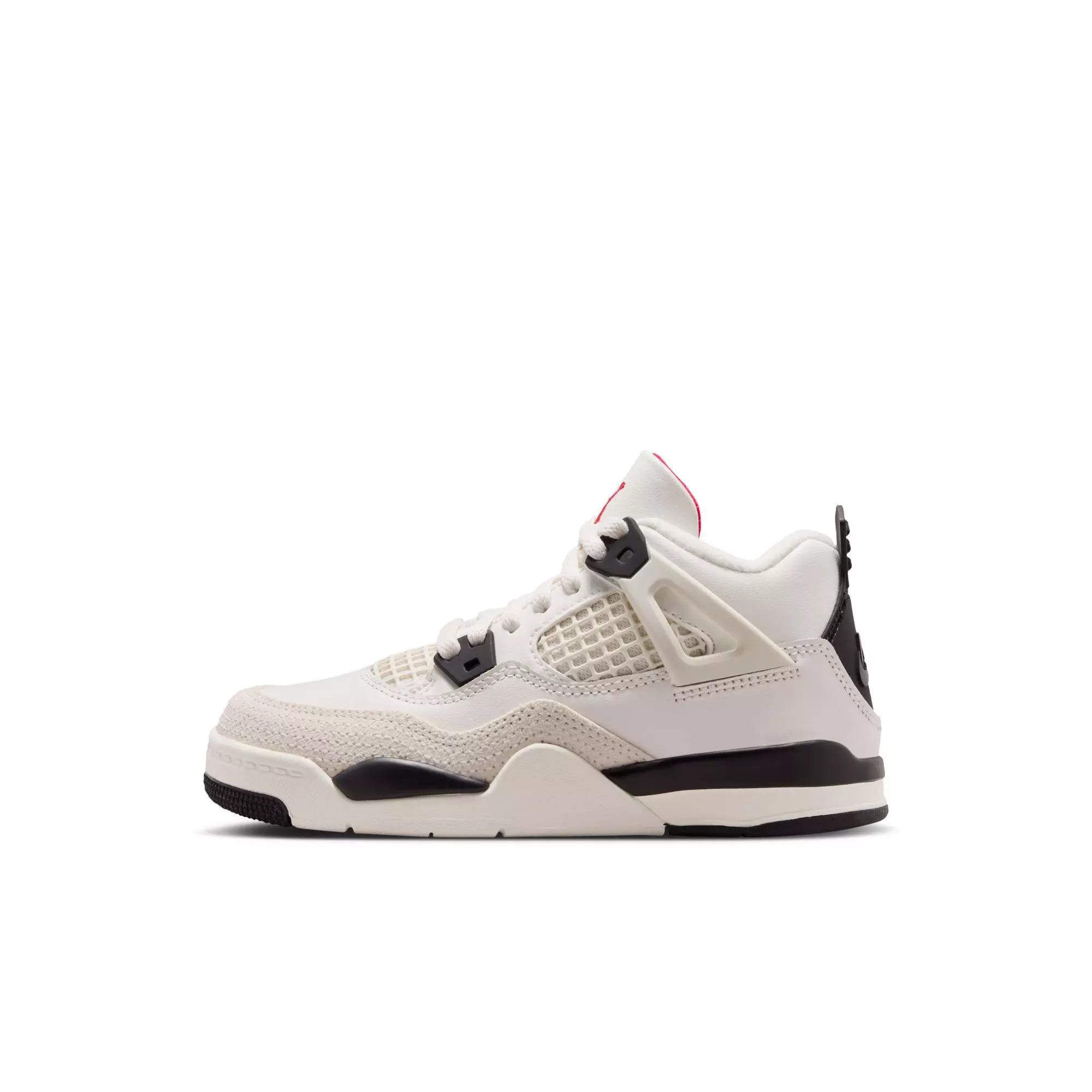 Jordan 4 Retro "Flight Club" Preschool Kids' Shoe - SAIL/BLACK/UNIVERSITY RED