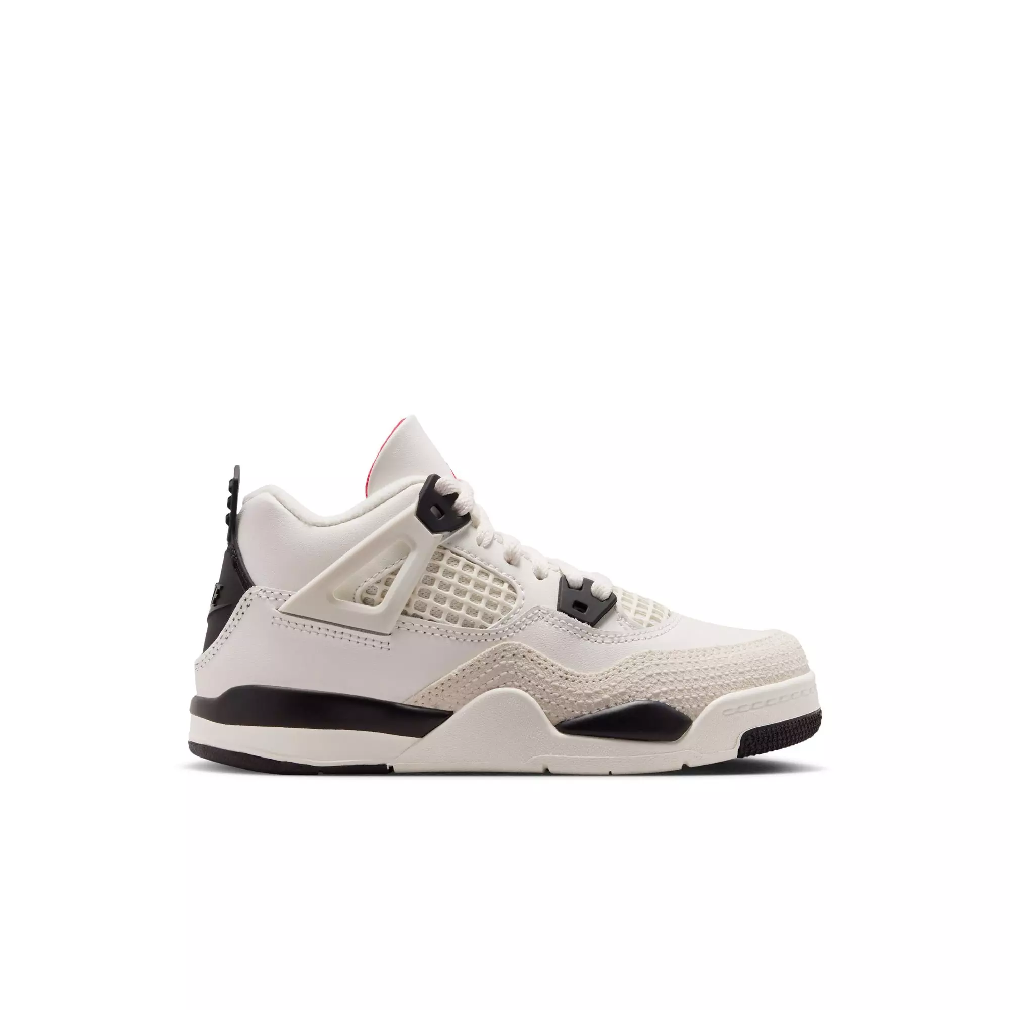 Jordan 4 Retro "Flight Club" Preschool Kids' Shoe - SAIL/BLACK/UNIVERSITY RED