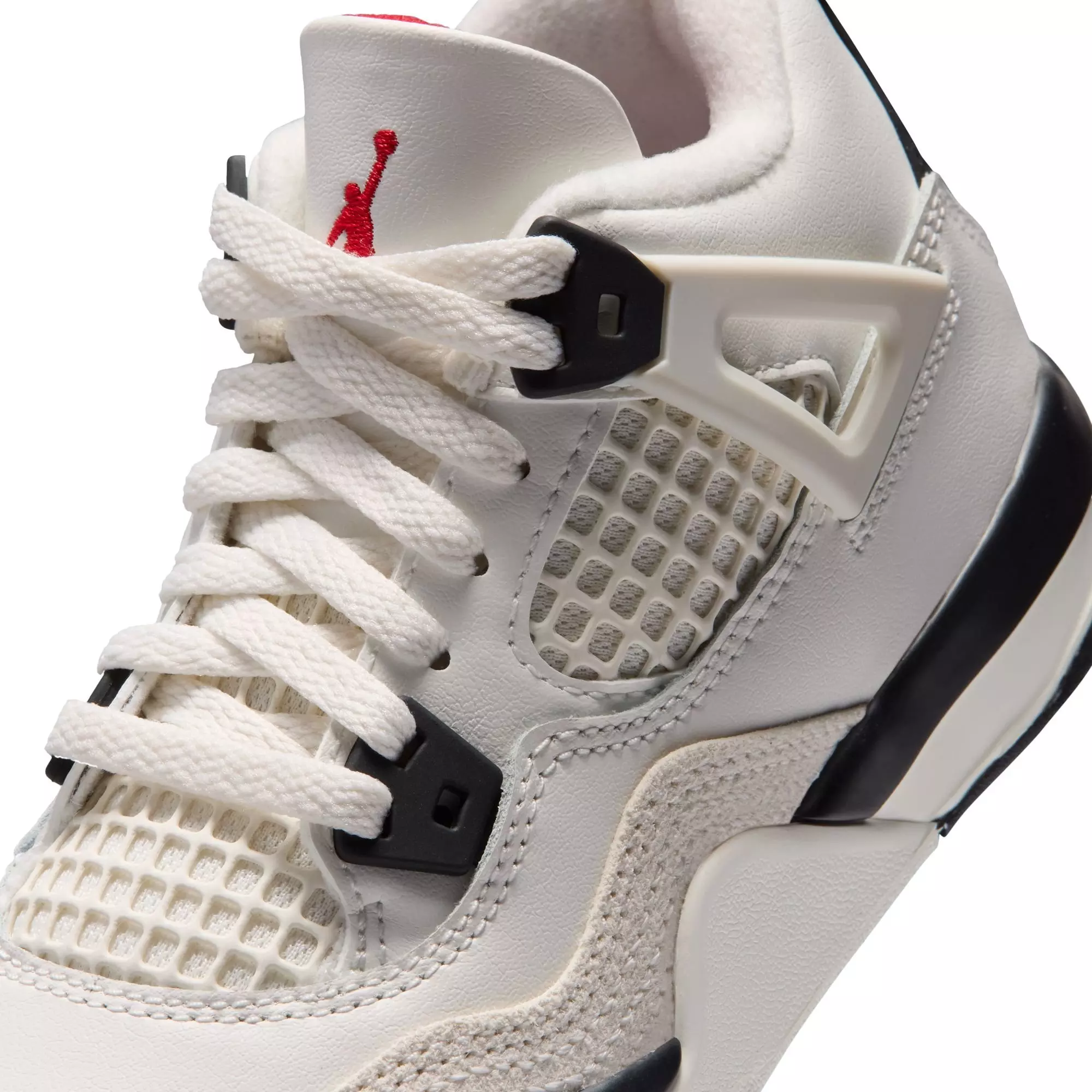 Jordan 4 Retro "Flight Club" Preschool Kids' Shoe - SAIL/BLACK/UNIVERSITY RED