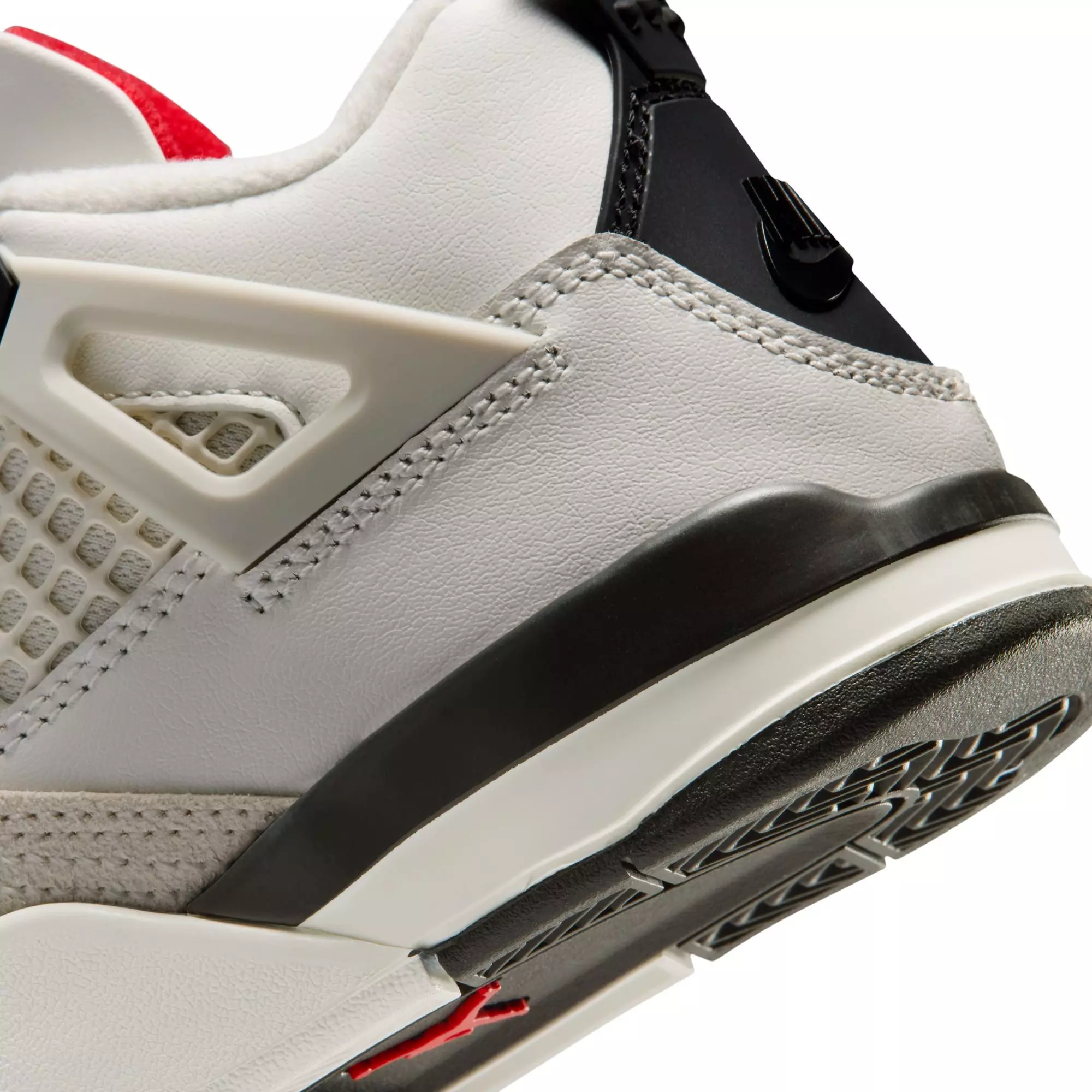 Jordan 4 Retro "Flight Club" Preschool Kids' Shoe - SAIL/BLACK/UNIVERSITY RED