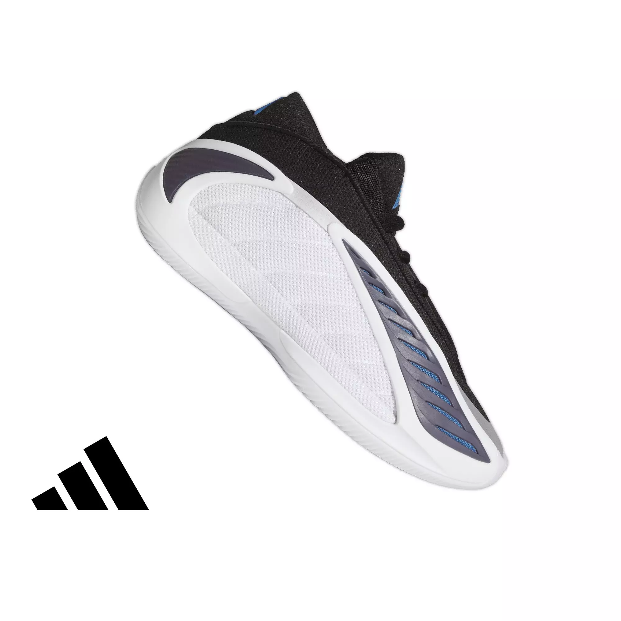 adidas Anthony Edwards 2 "Alphadawgs" Grade School Kids' Basketball Shoe - BLACK/WHITE