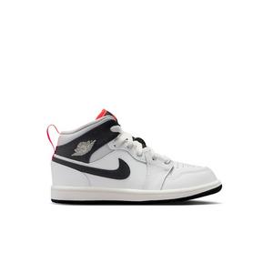 Jordan 1 Mid "Summit White/Black/Infrared 23" Preschool Boys' Shoe