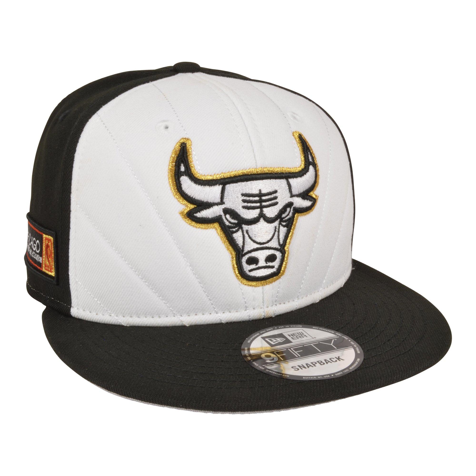 New Era Chicago Bulls 9FIFTY Taxi 12 Proof White/Black Snapback Hat