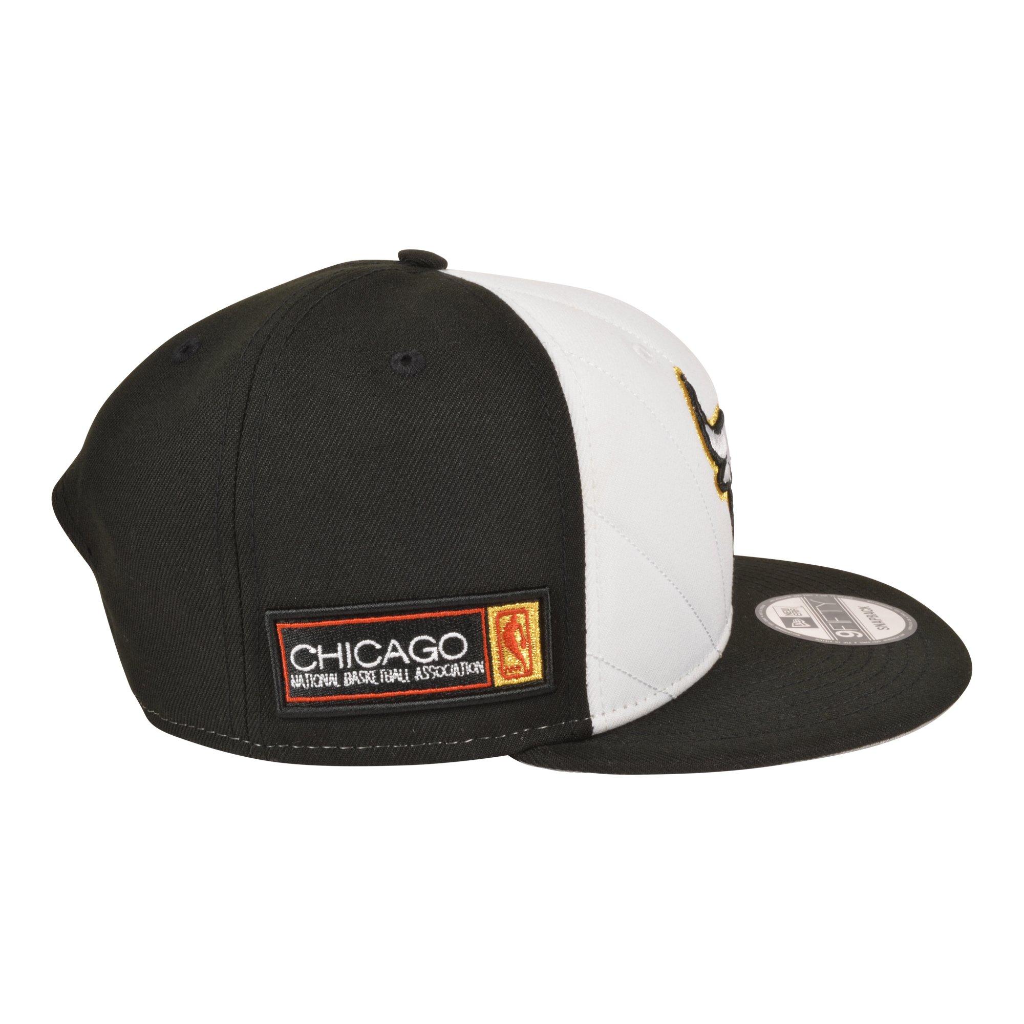 New Era Chicago Bulls 9FIFTY Taxi 12 Proof White/Black Snapback Hat