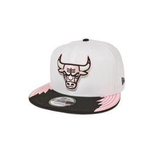 New Era Chicago Bulls 9FIFTY 6X Champs Snapback Hat-White/Pink