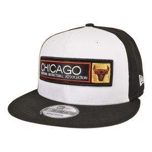 New Era Chicago Bulls 9FIFTY Taxi 12 Snapback Hat-White/Black