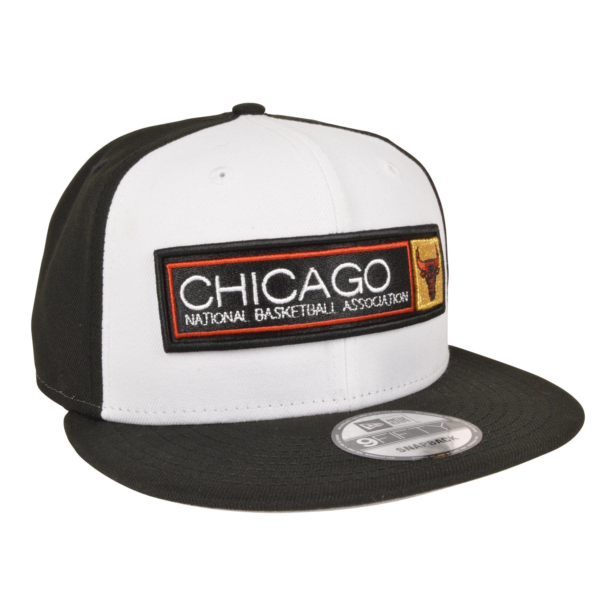 New Era Chicago Bulls 9FIFTY Taxi 12 White/Black Snapback Hat