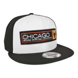 New Era Chicago Bulls 9FIFTY Taxi 12 Snapback Hat-White/Black