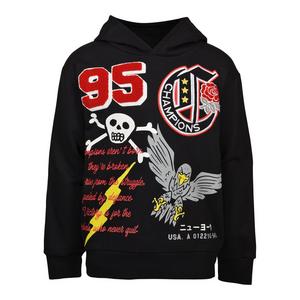 Reason Big Boys' Black & Red Hoodie
