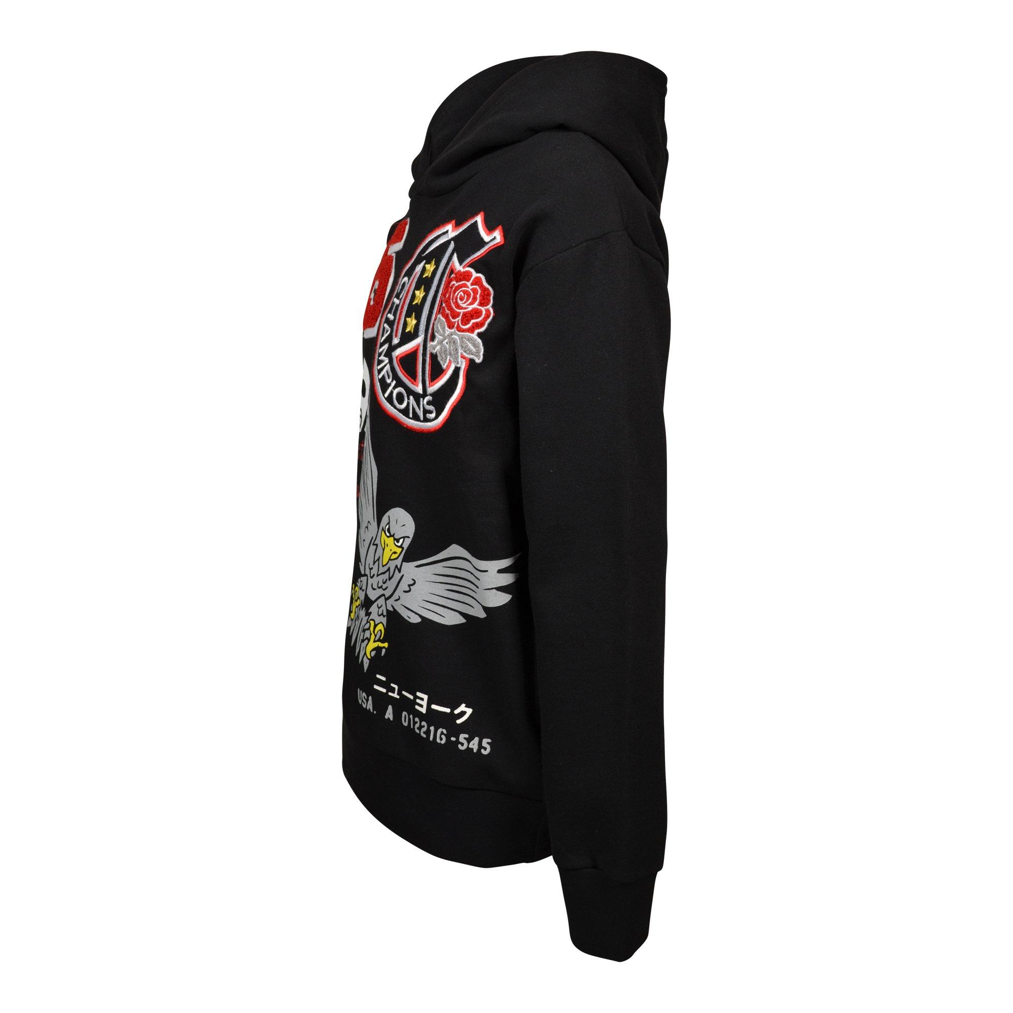 Reason Big Boys' Black/Red Hoodie