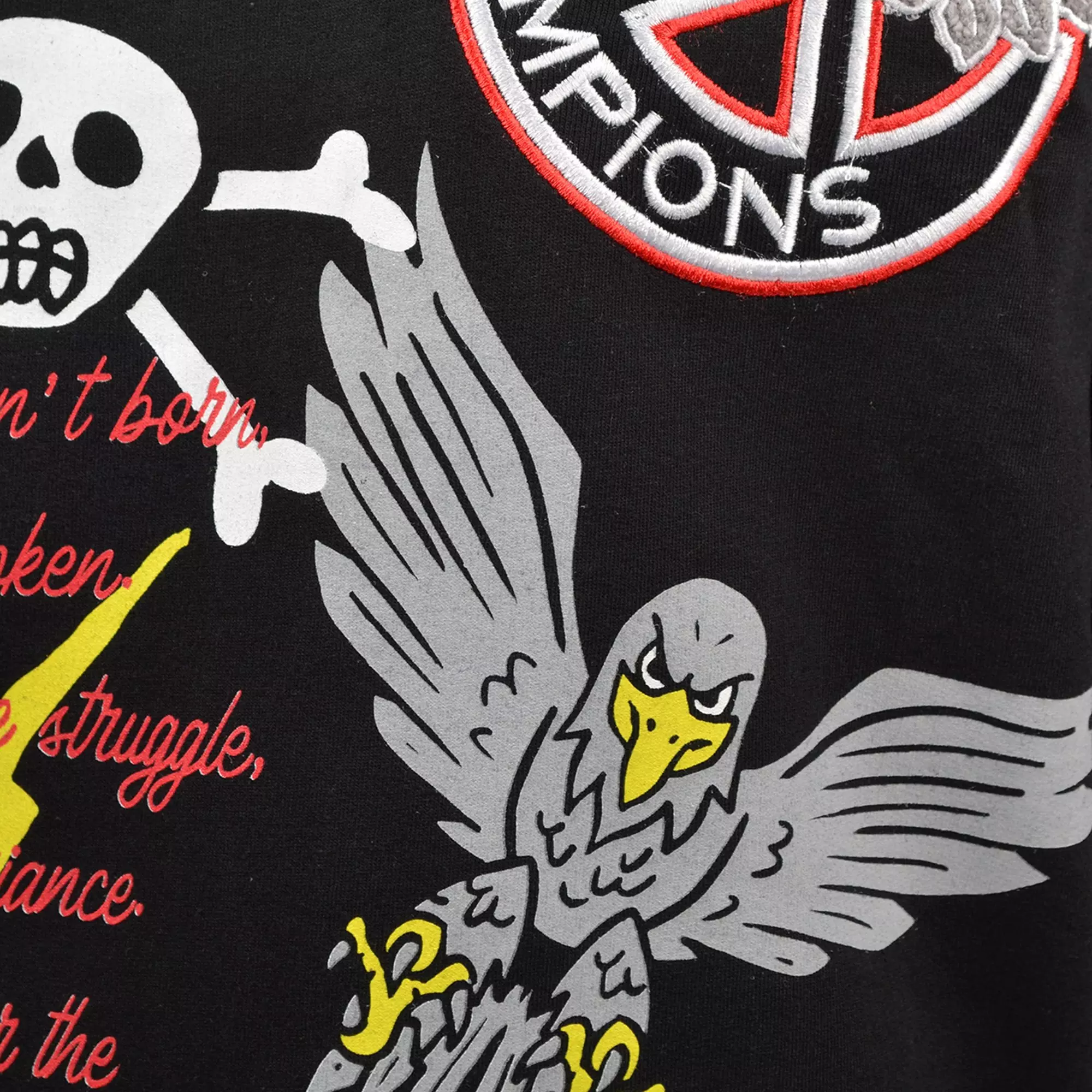 Reason Big Boys' Black & Red Hoodie - BLACK/RED