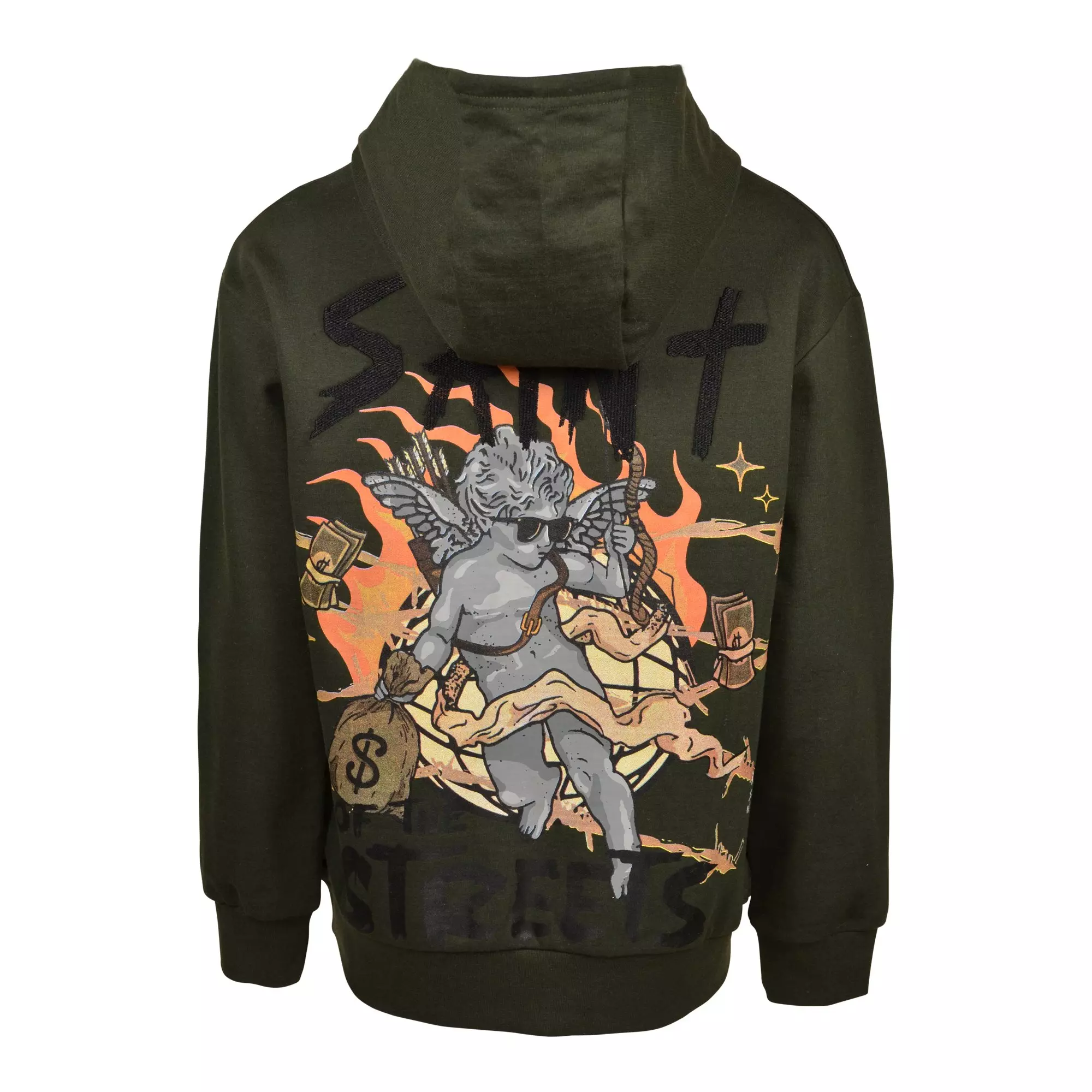 Reason Big Boys' Hoodie - Olive - OLIVE